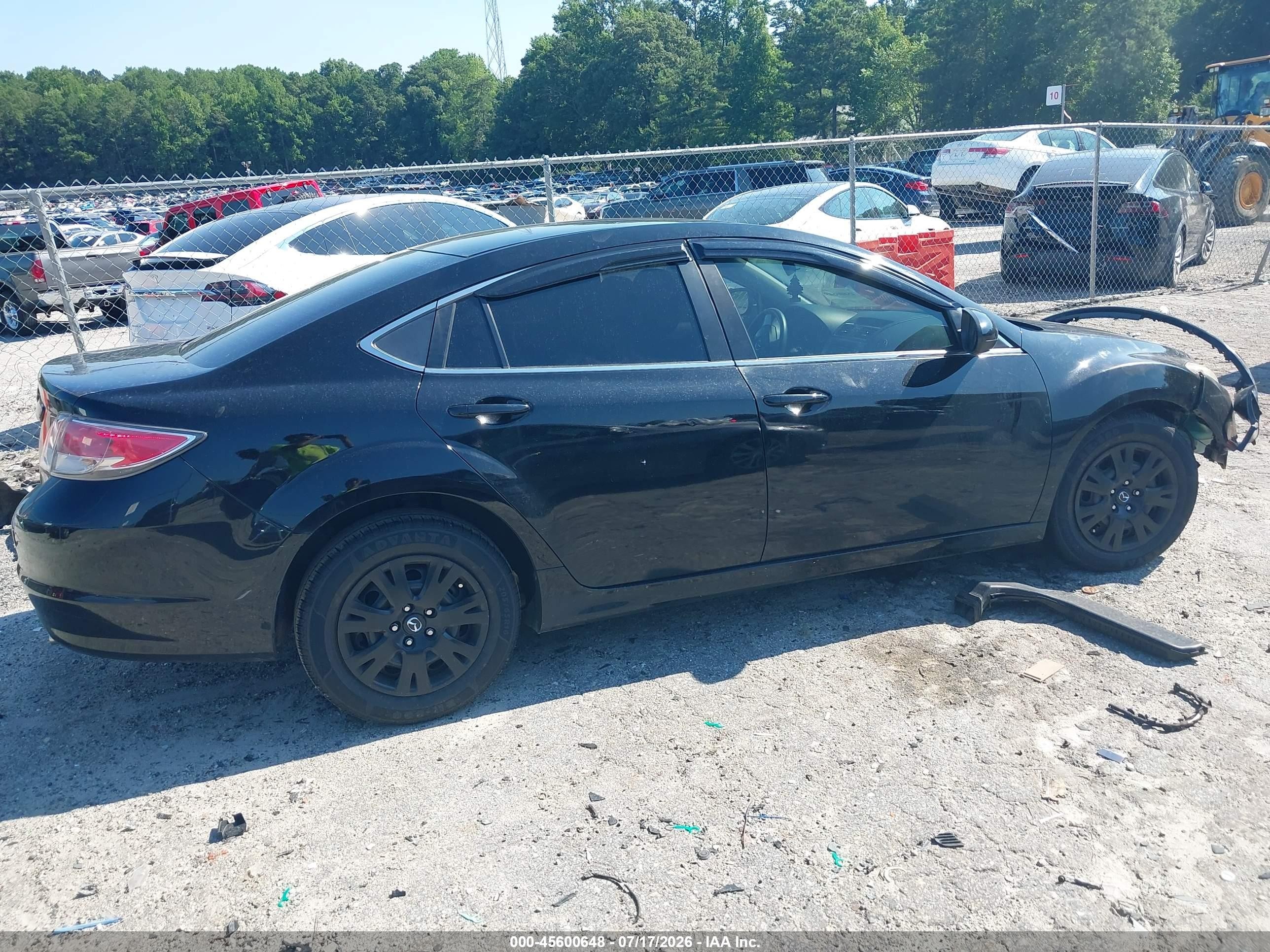 2009 Mazda Mazda6 I Sport Черный vin: 1YVHP81A095M18413