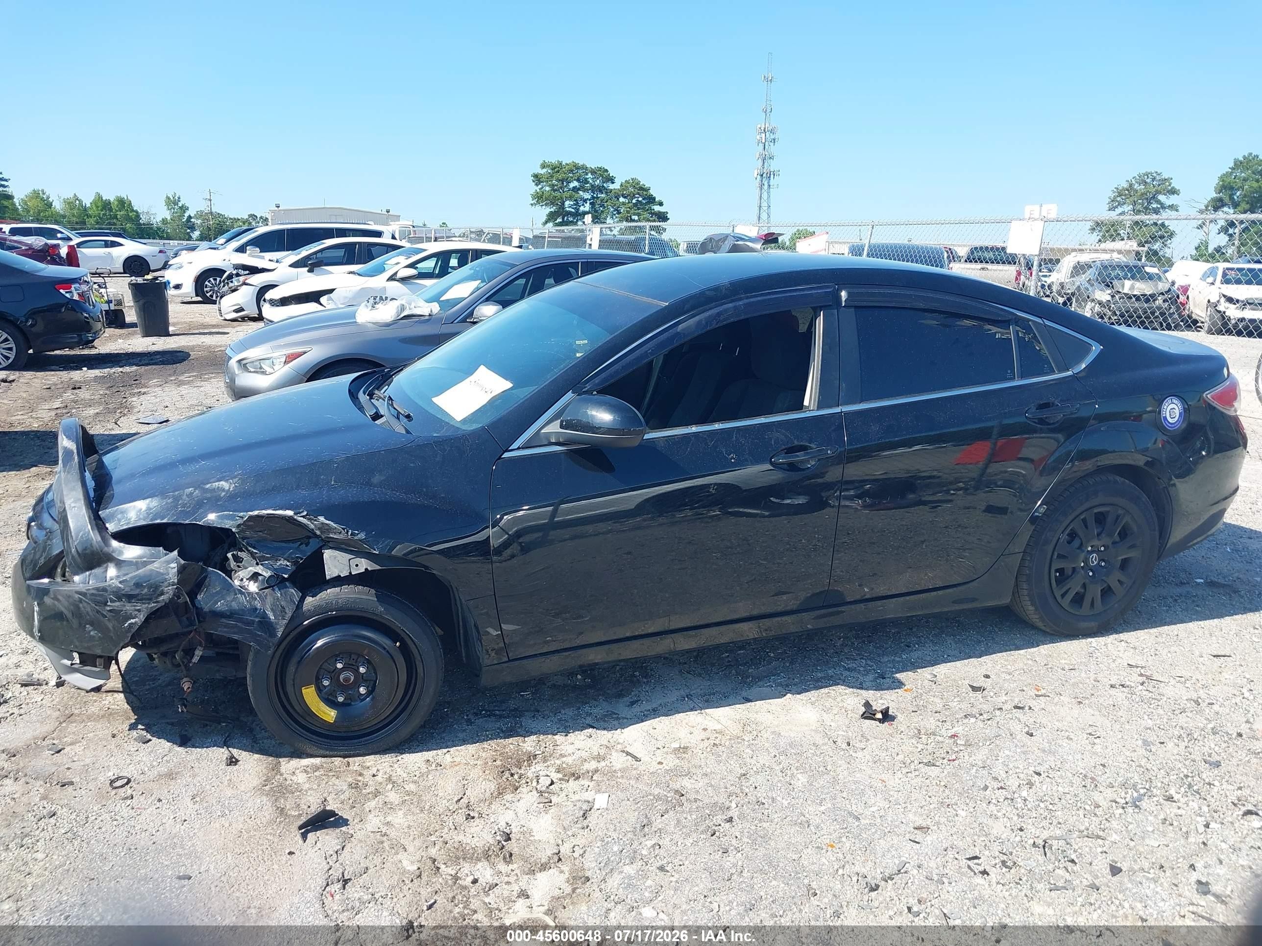 2009 Mazda Mazda6 I Sport Черный vin: 1YVHP81A095M18413