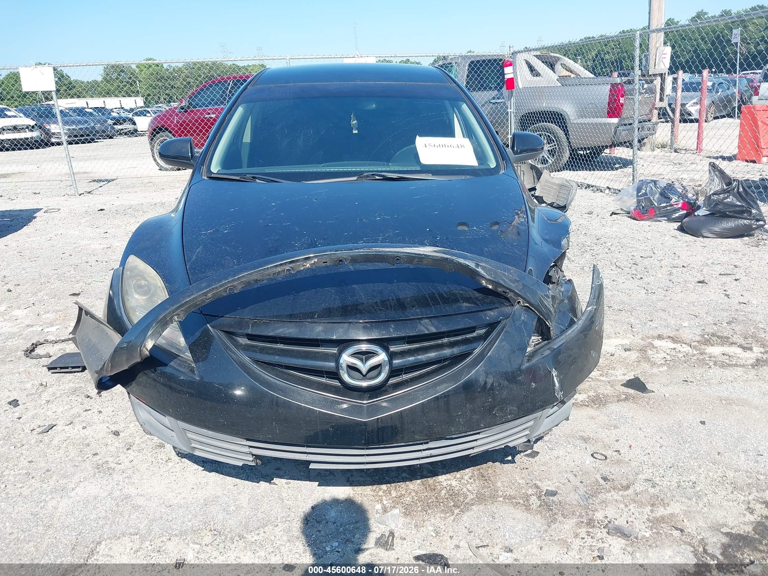 2009 Mazda Mazda6 I Sport Черный vin: 1YVHP81A095M18413