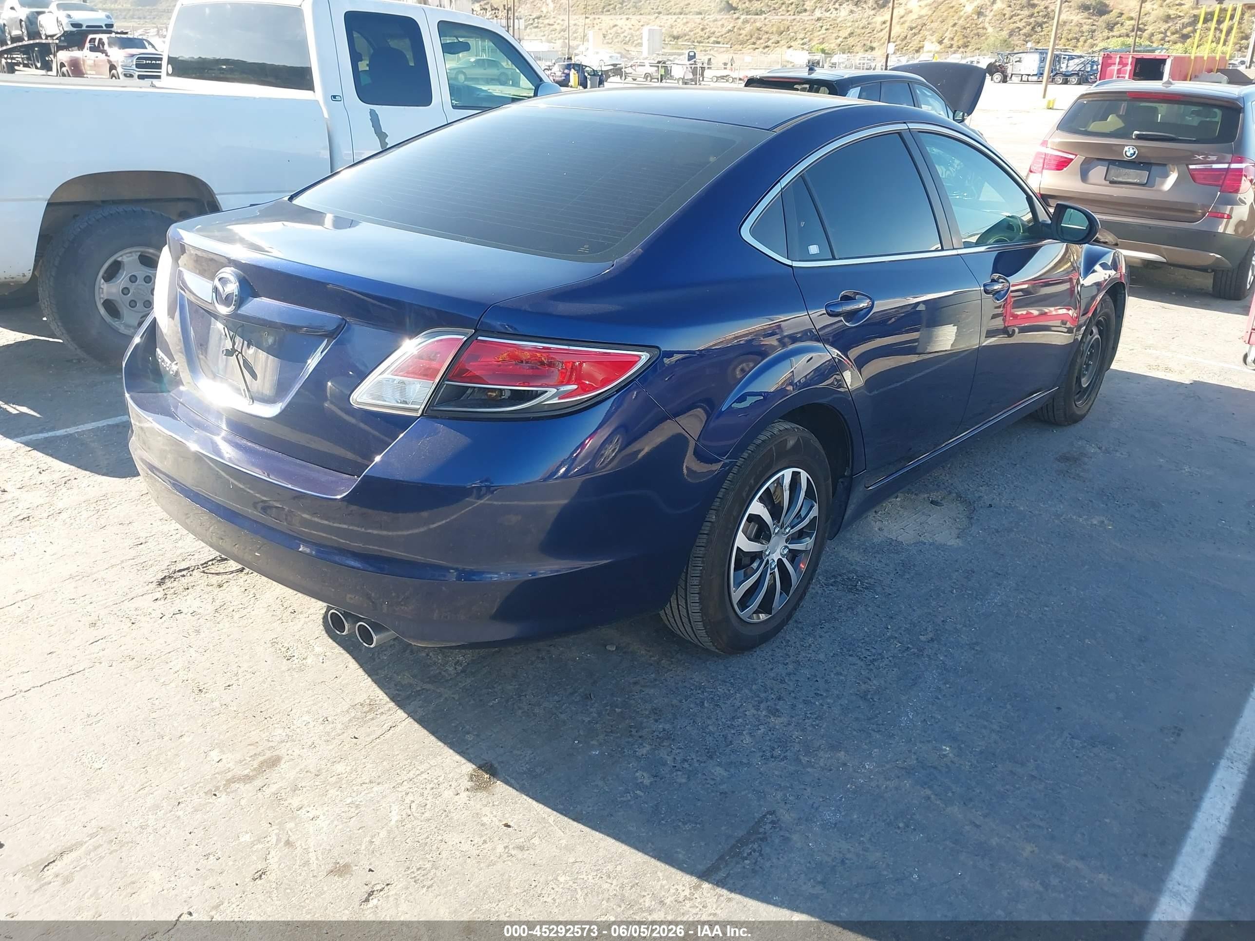 2009 Mazda Mazda6 I Sport Синий vin: 1YVHP81A195M32076