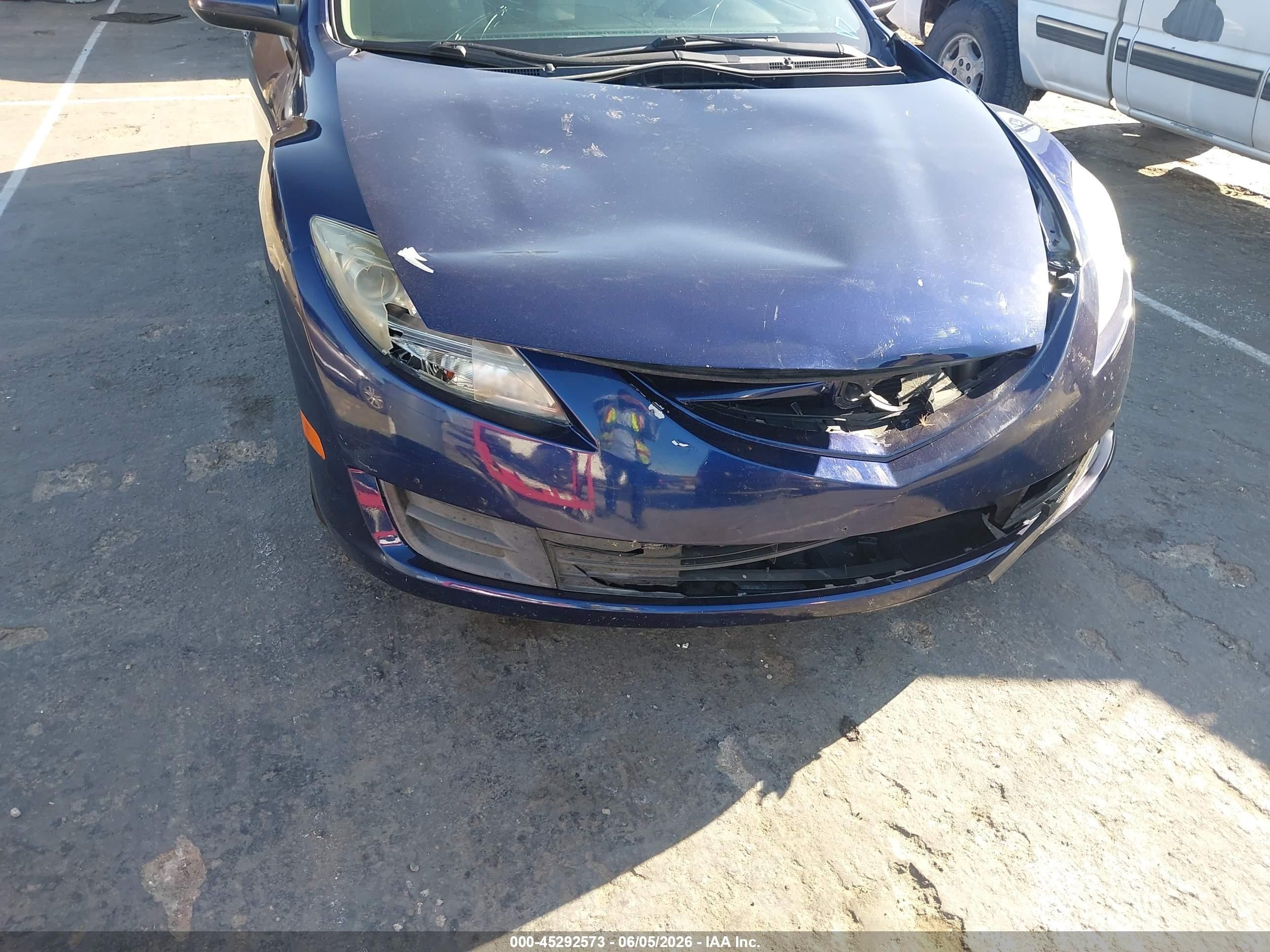 2009 Mazda Mazda6 I Sport Синий vin: 1YVHP81A195M32076