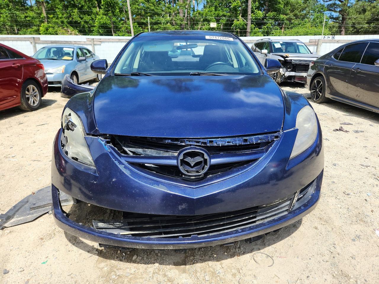 2009 Mazda 6 I Blue vin: 1YVHP81A295M27355