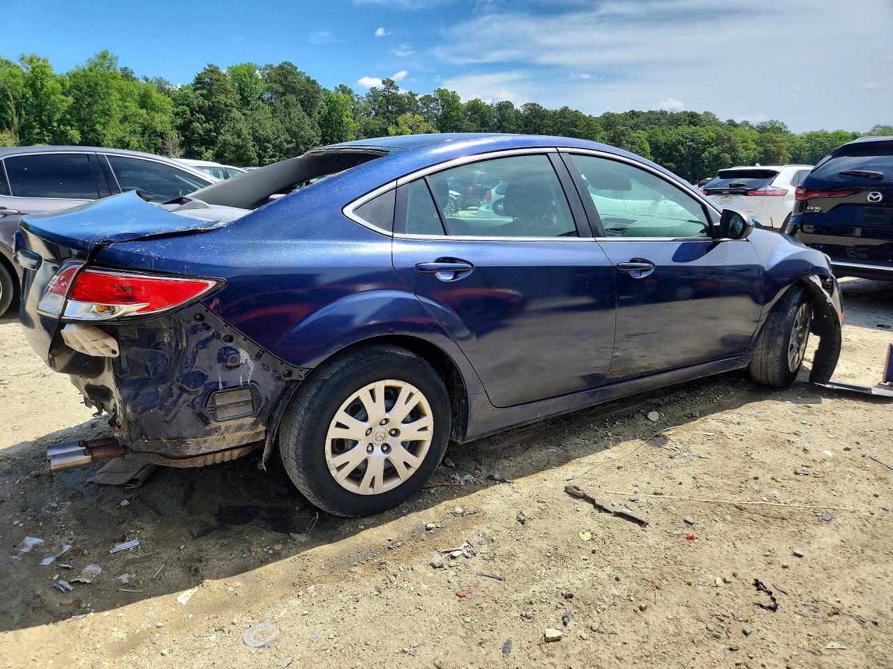 2009 Mazda 6 I Blue vin: 1YVHP81A295M27355
