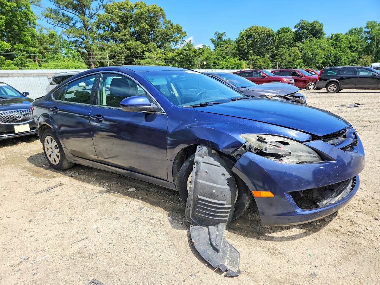 2009 Mazda 6 I Blue vin: 1YVHP81A295M27355