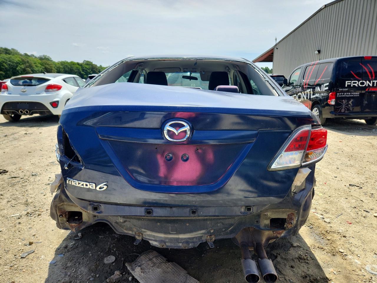 2009 Mazda 6 I Blue vin: 1YVHP81A295M27355