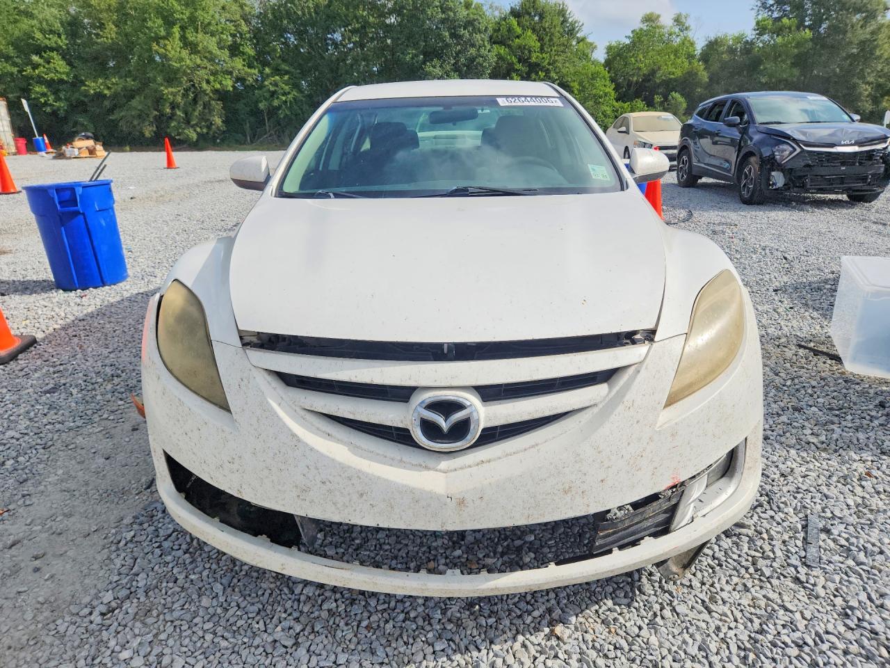 2009 Mazda 6 I White vin: 1YVHP81A395M07521