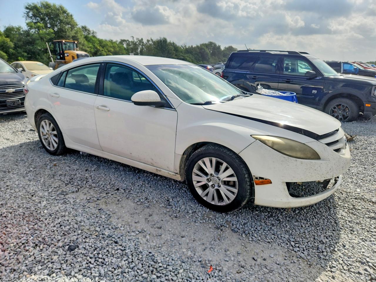 2009 Mazda 6 I White vin: 1YVHP81A395M07521