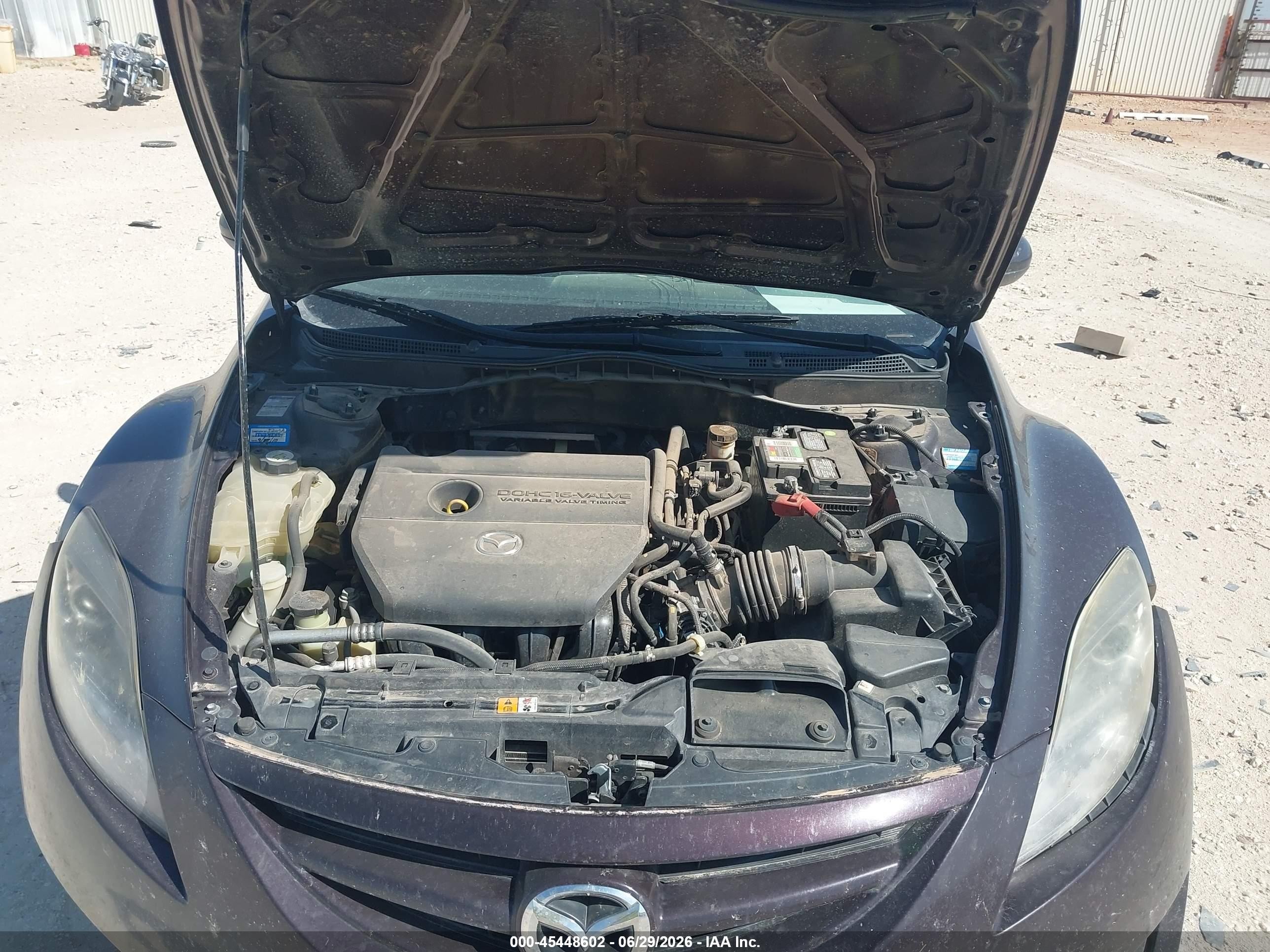 2009 Mazda Mazda6 I Sport Maroon vin: 1YVHP81A395M12833