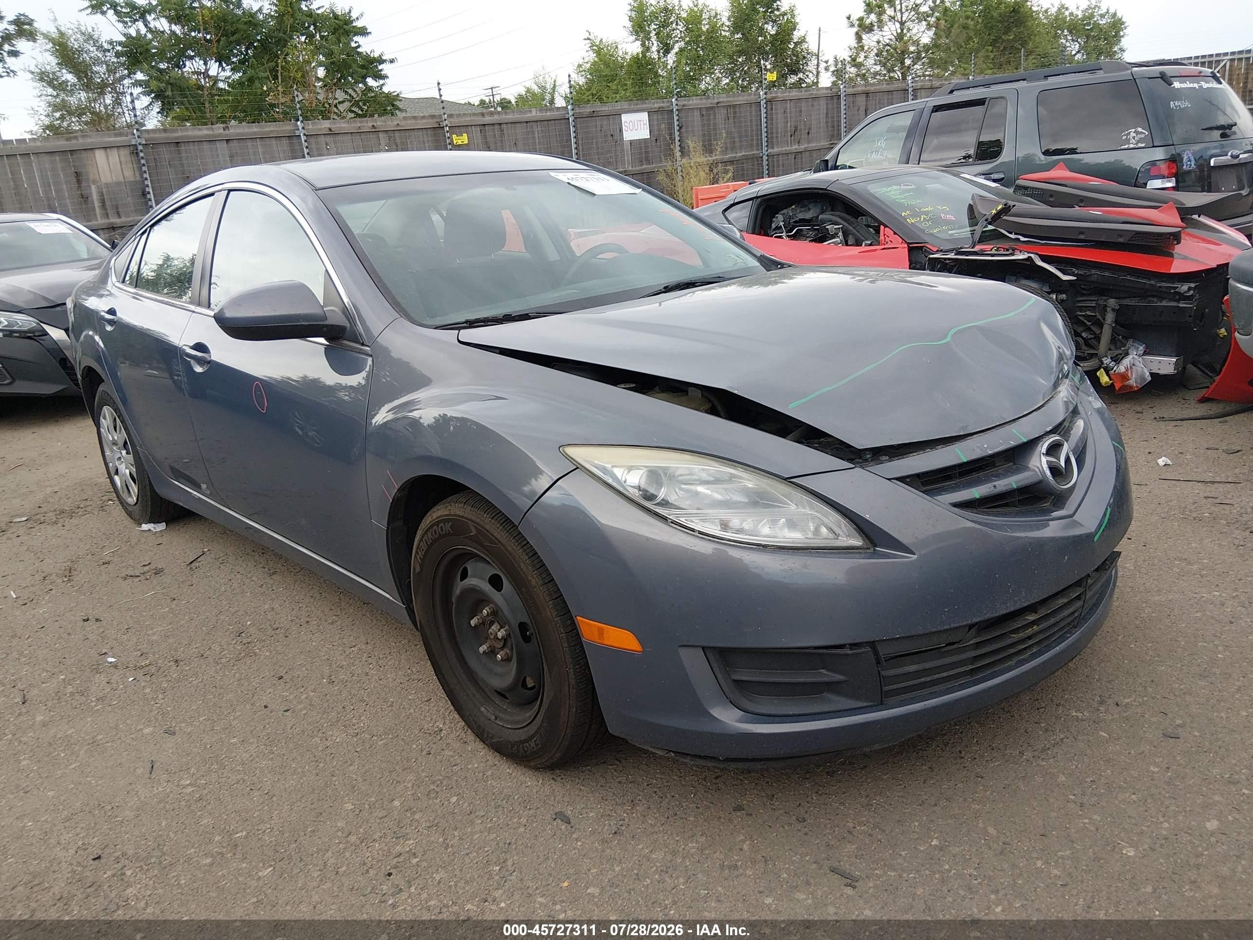 2009 Mazda 6 I Gray vin: 1YVHP81A395M18163