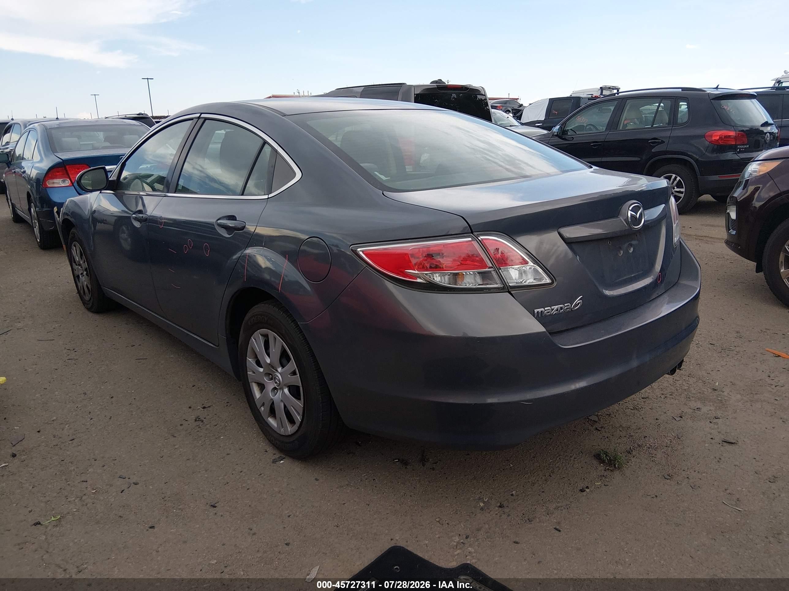 2009 Mazda 6 I Gray vin: 1YVHP81A395M18163