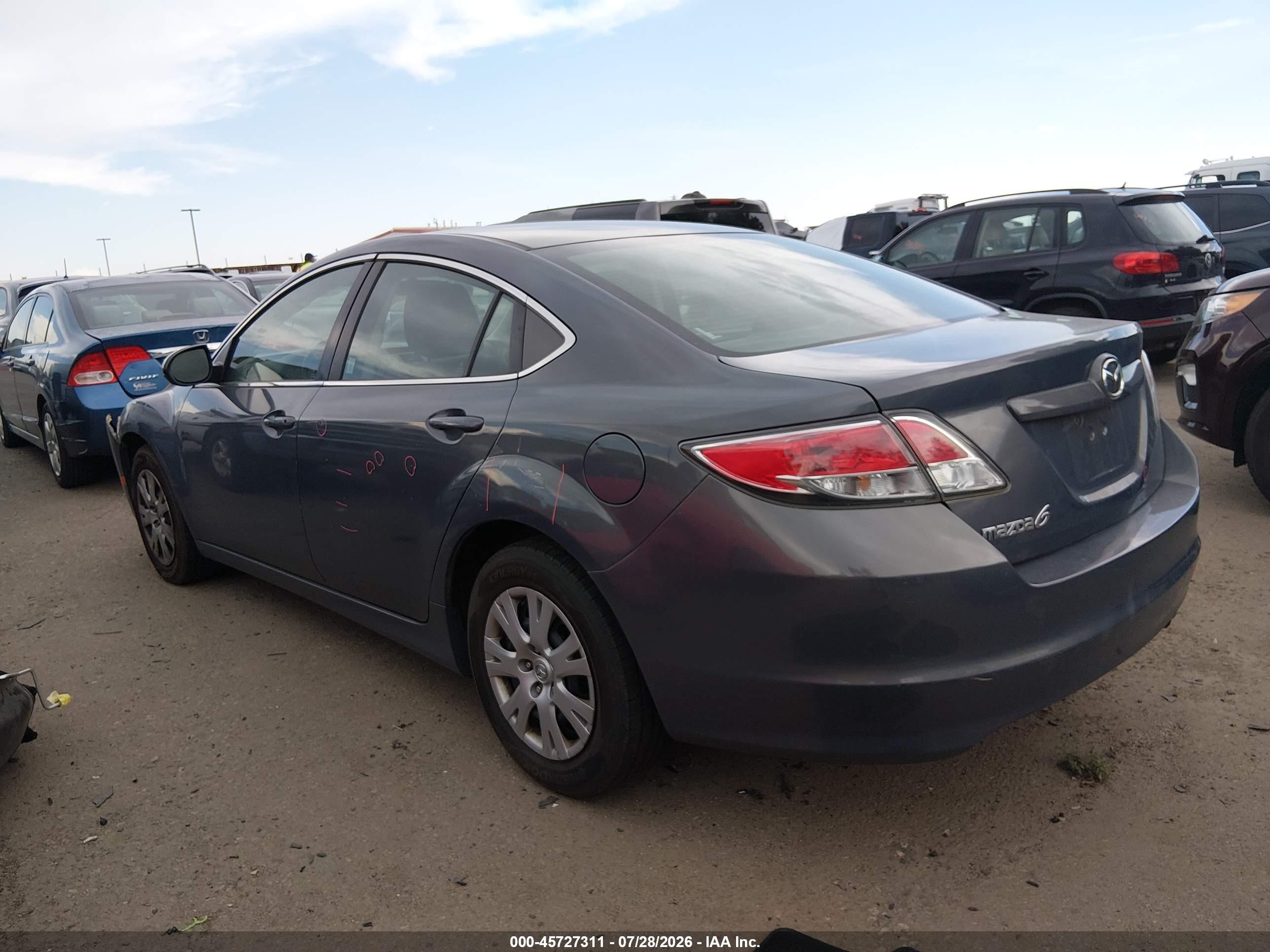 2009 Mazda 6 I Gray vin: 1YVHP81A395M18163