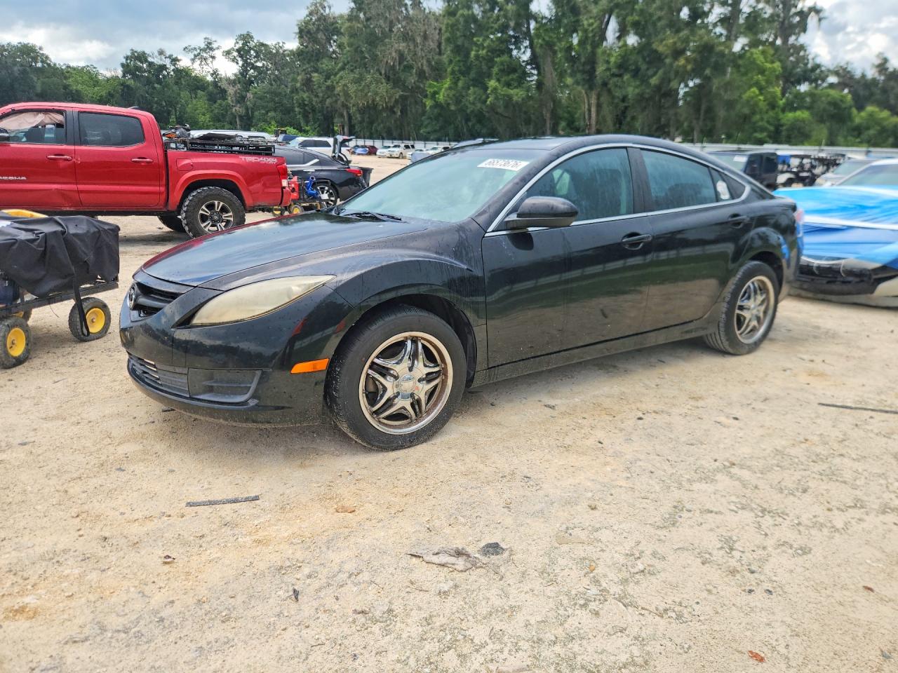 2009 Mazda 6 I Black vin: 1YVHP81A495M12730