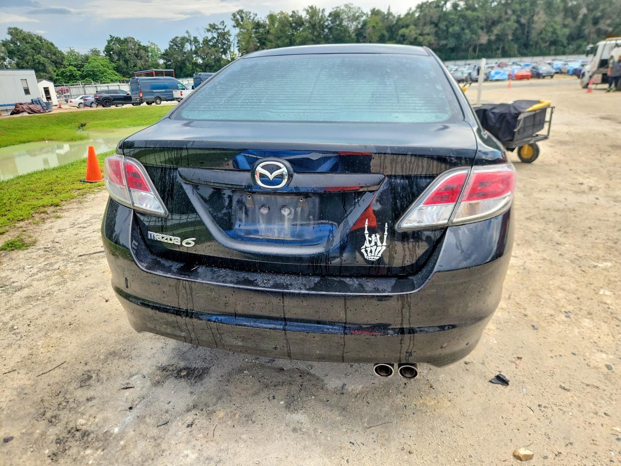 2009 Mazda 6 I Black vin: 1YVHP81A495M12730