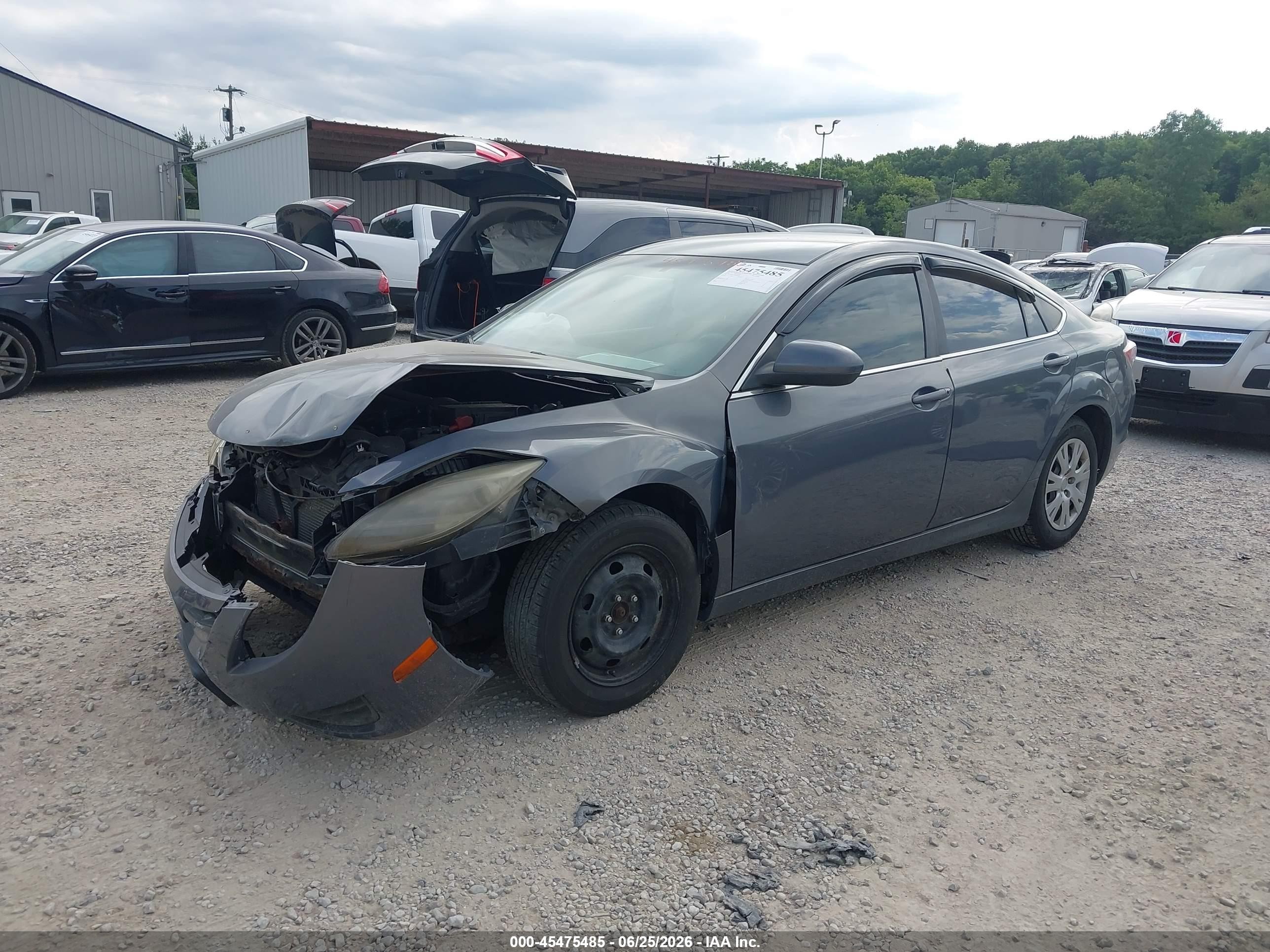2009 Mazda Mazda6 I Sport Gray vin: 1YVHP81A495M32461