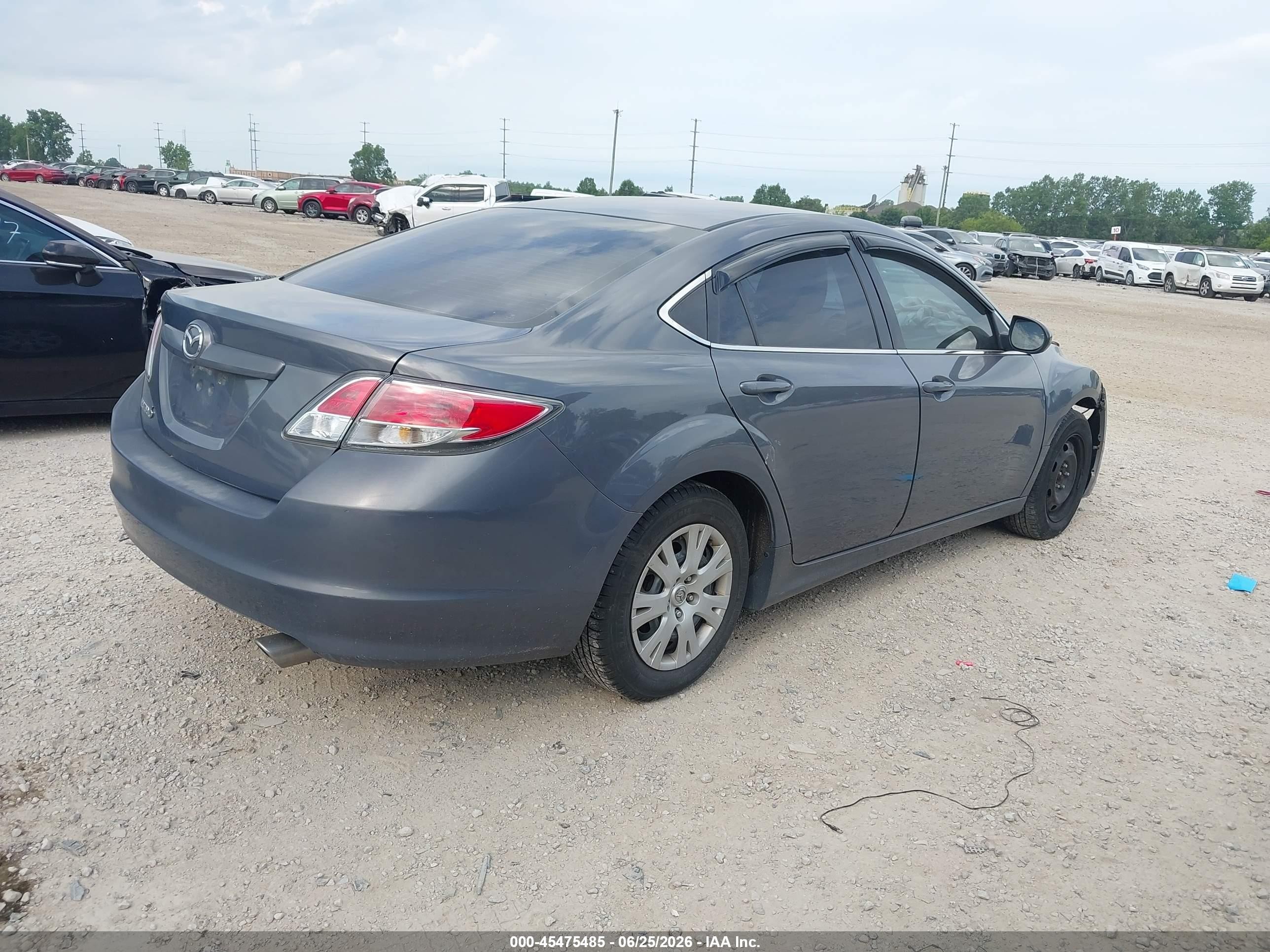 2009 Mazda Mazda6 I Sport Gray vin: 1YVHP81A495M32461