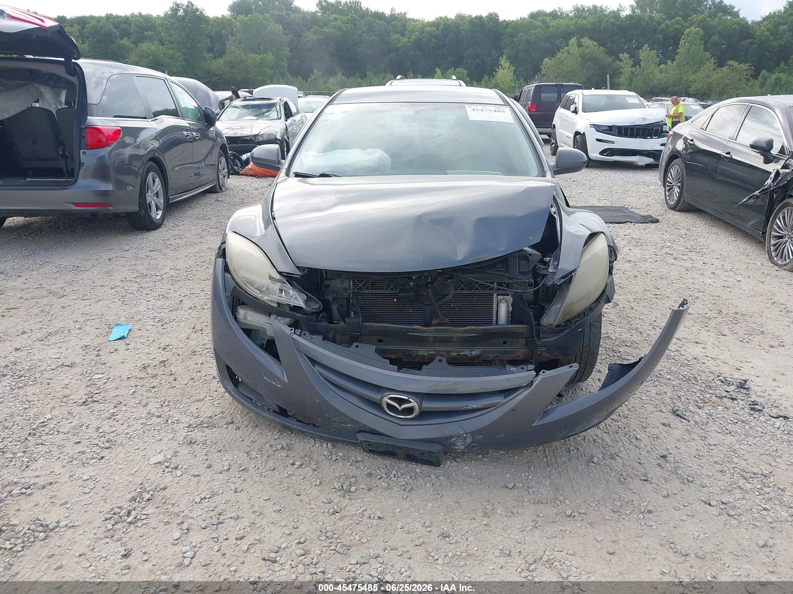 2009 Mazda Mazda6 I Sport Gray vin: 1YVHP81A495M32461