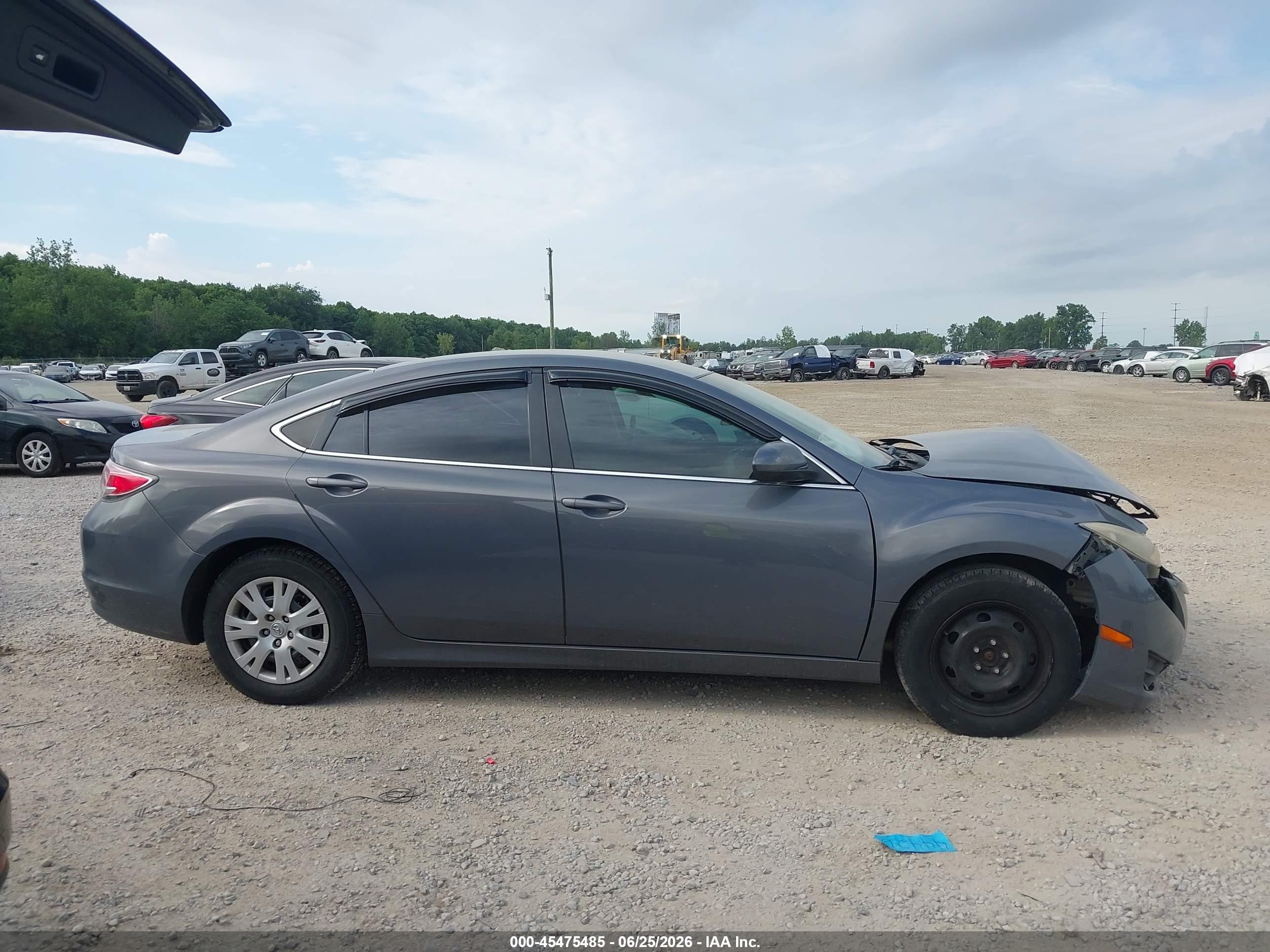 2009 Mazda Mazda6 I Sport Gray vin: 1YVHP81A495M32461