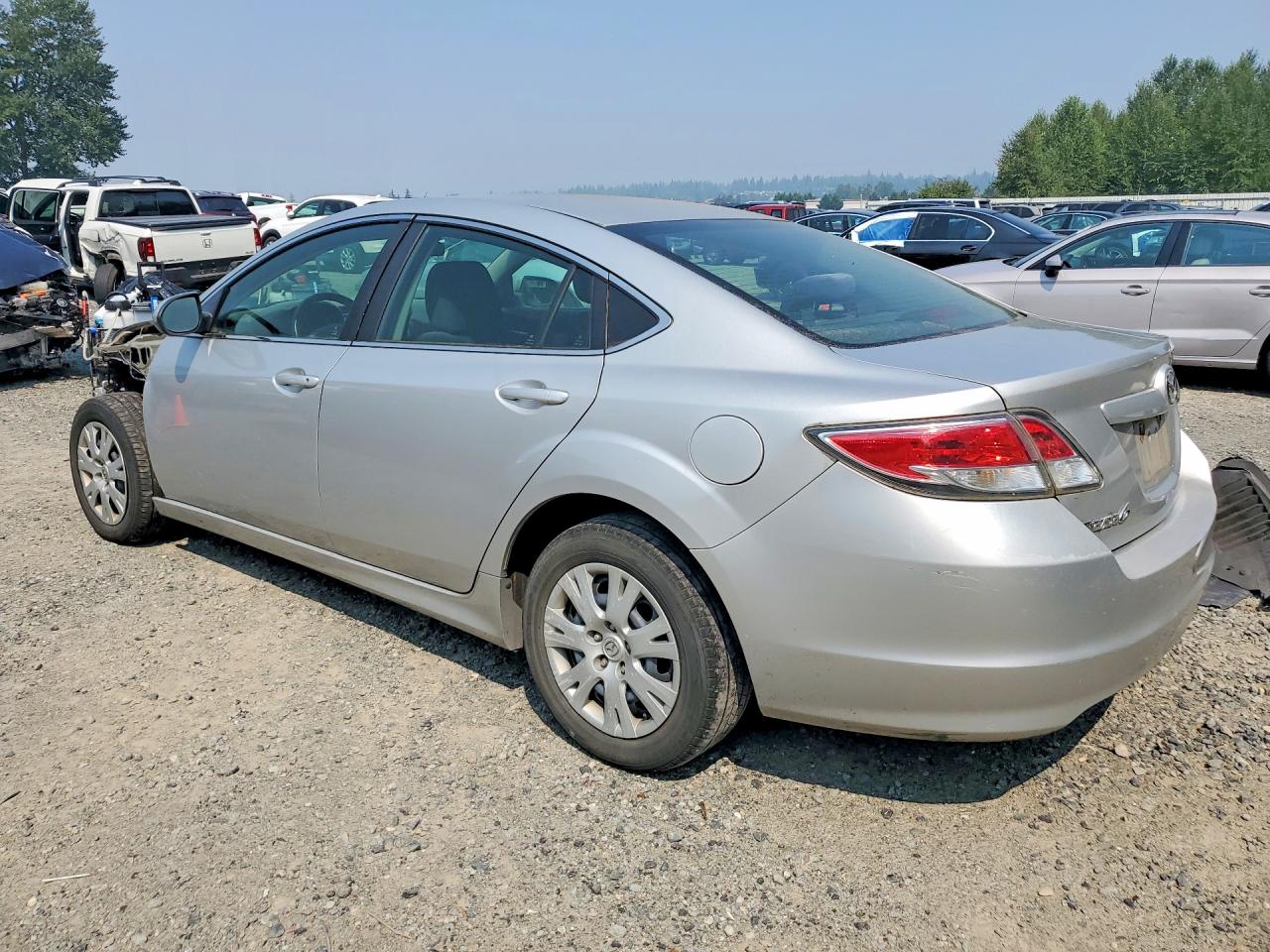 2009 Mazda 6 I Silver vin: 1YVHP81A595M27561
