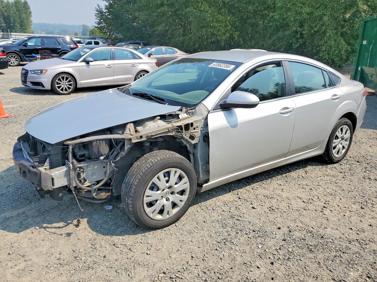 2009 Mazda 6 I Silver vin: 1YVHP81A595M27561