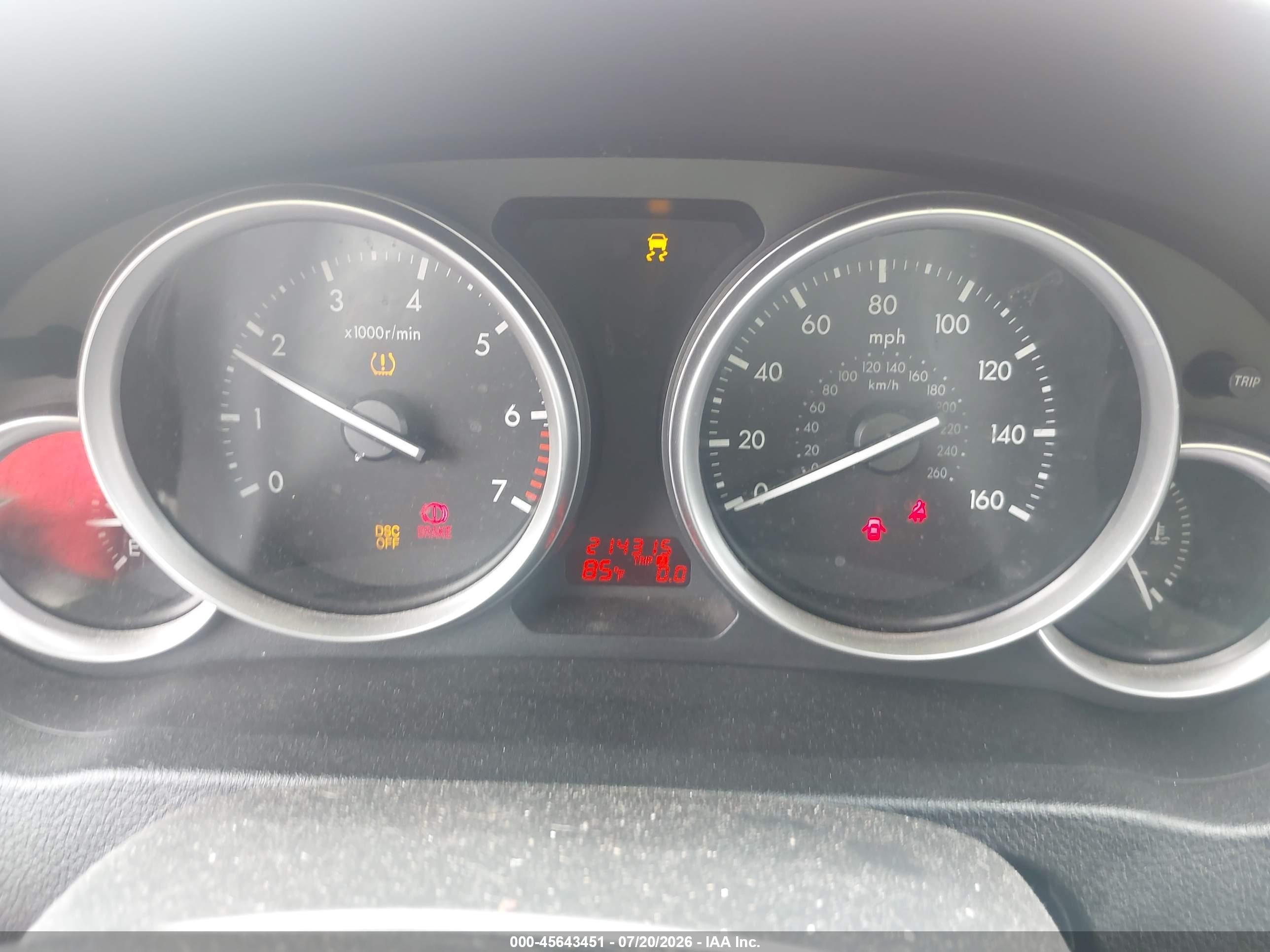 2009 Mazda Mazda6 I Sport Красный vin: 1YVHP81A695M34762
