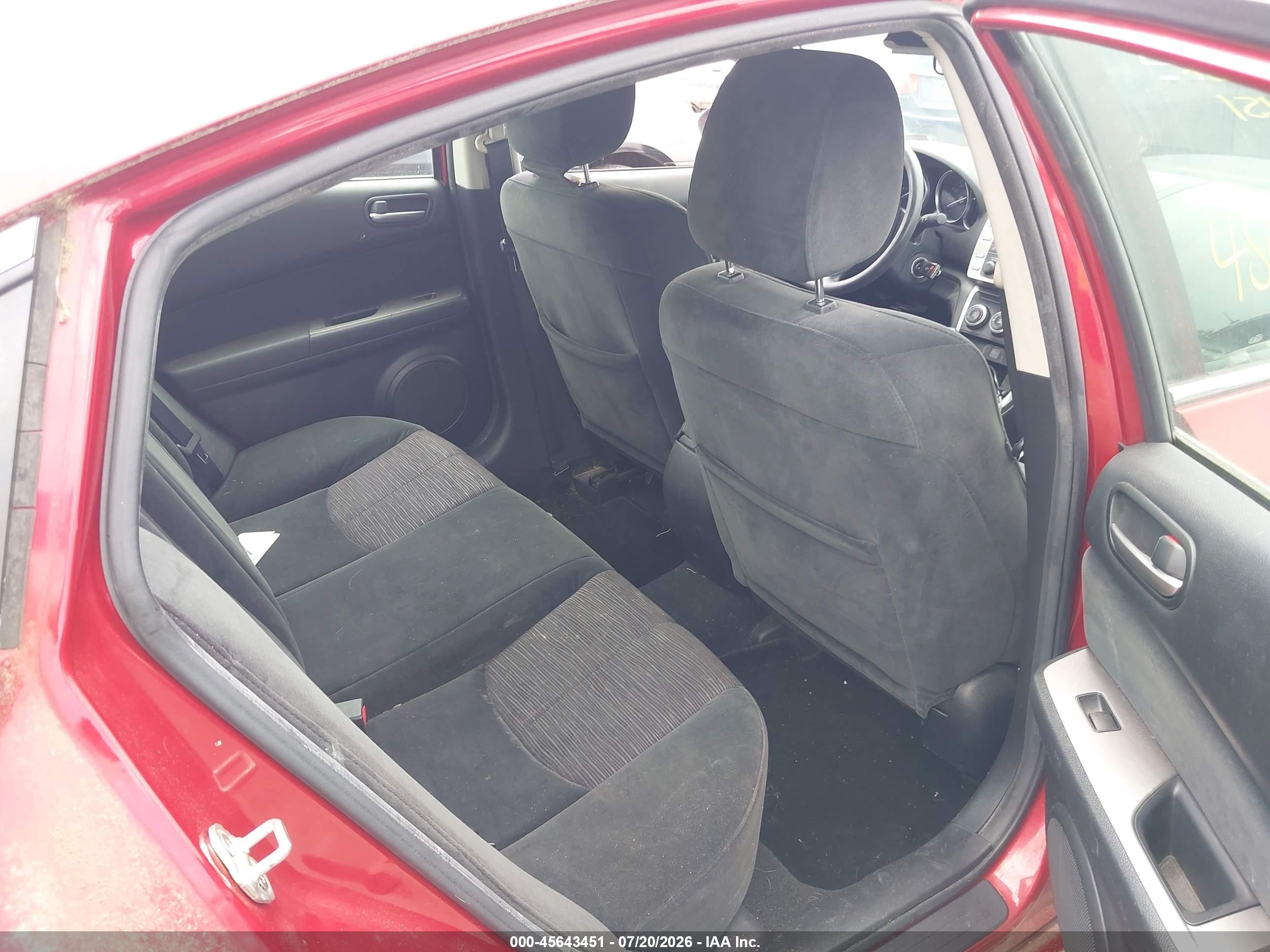2009 Mazda Mazda6 I Sport Красный vin: 1YVHP81A695M34762