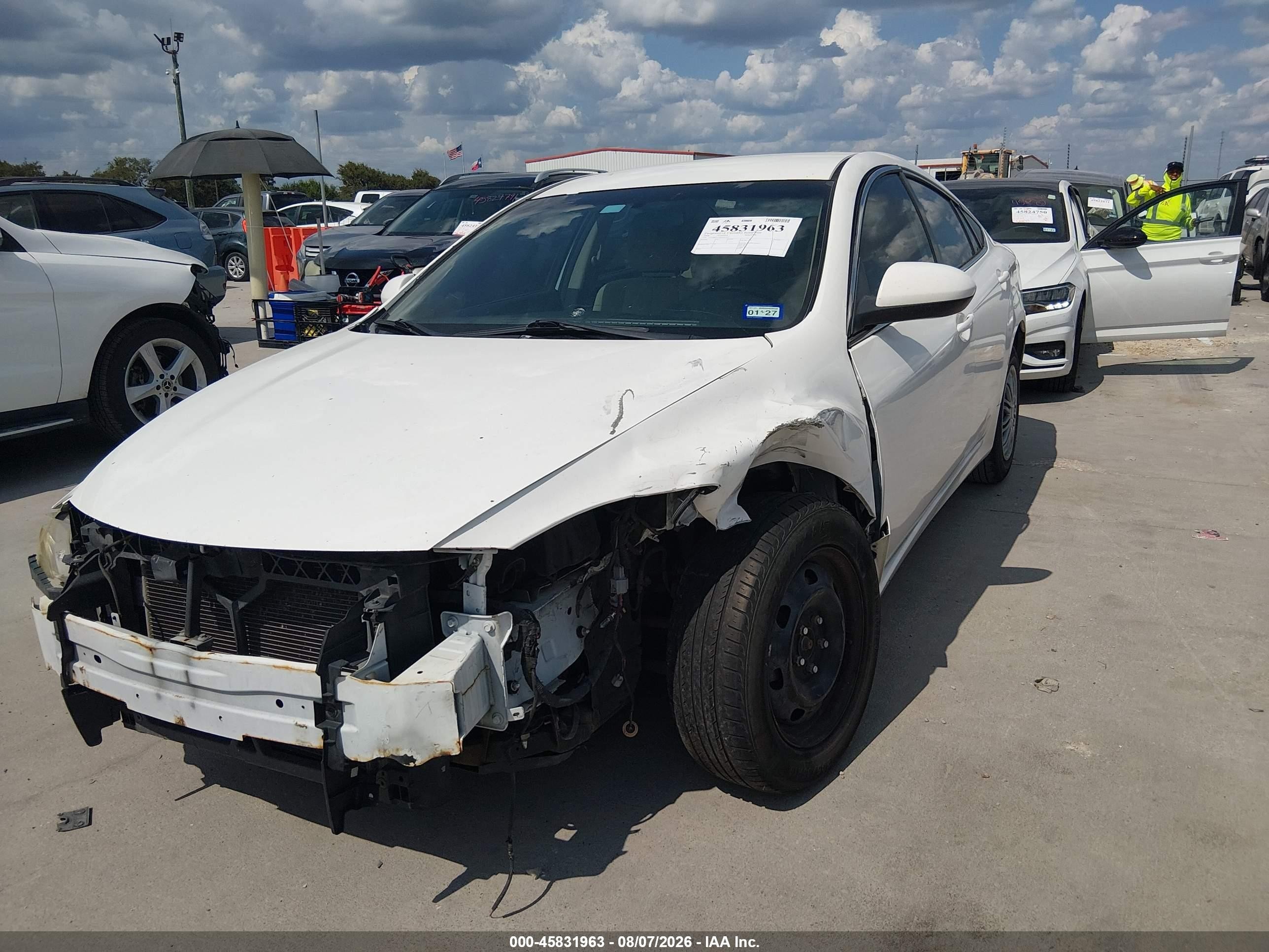 2009 Mazda Mazda6 I Sport White vin: 1YVHP81AX95M41472