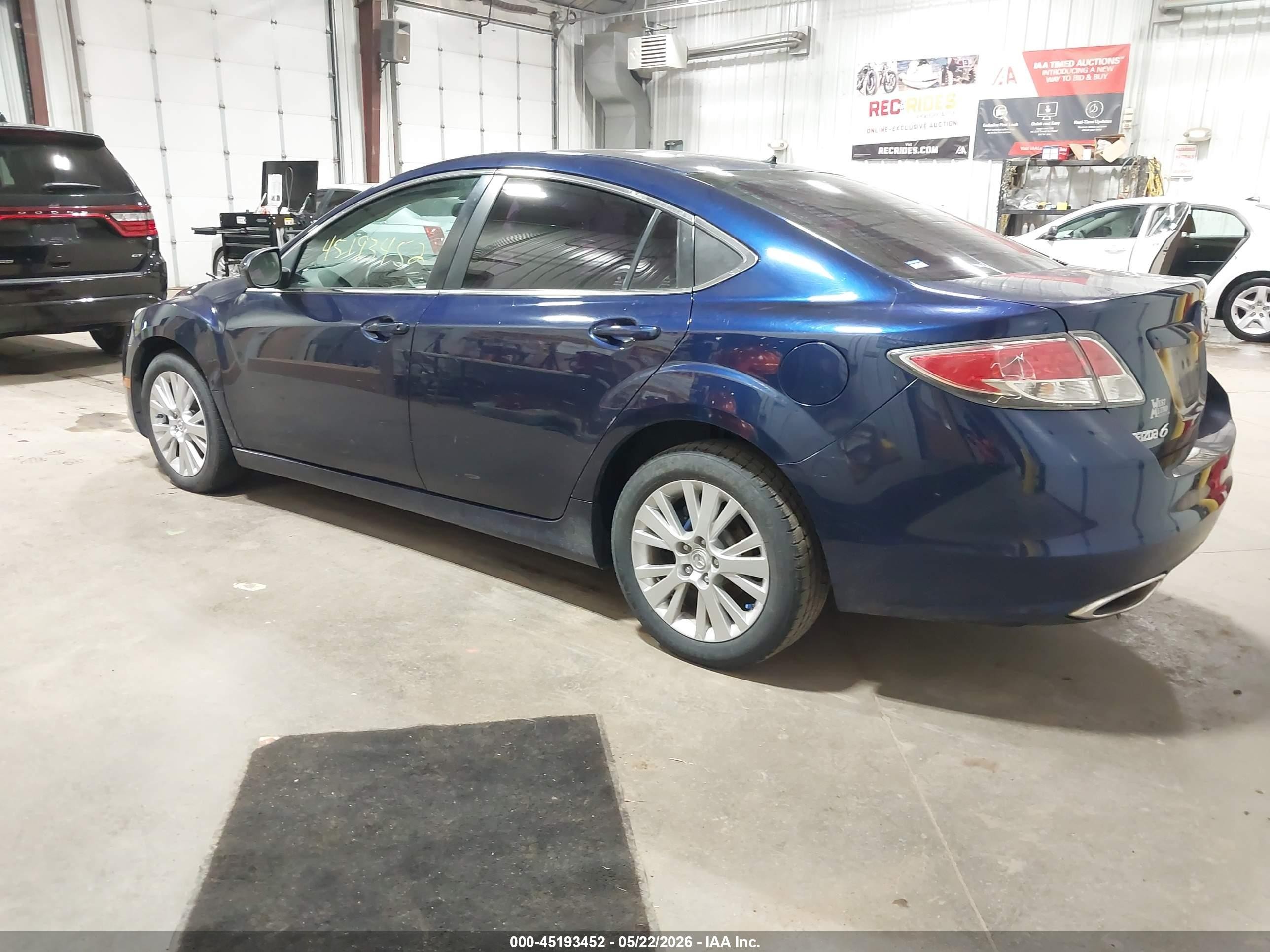 2009 Mazda Mazda6 S Sport Blue vin: 1YVHP81B395M52175