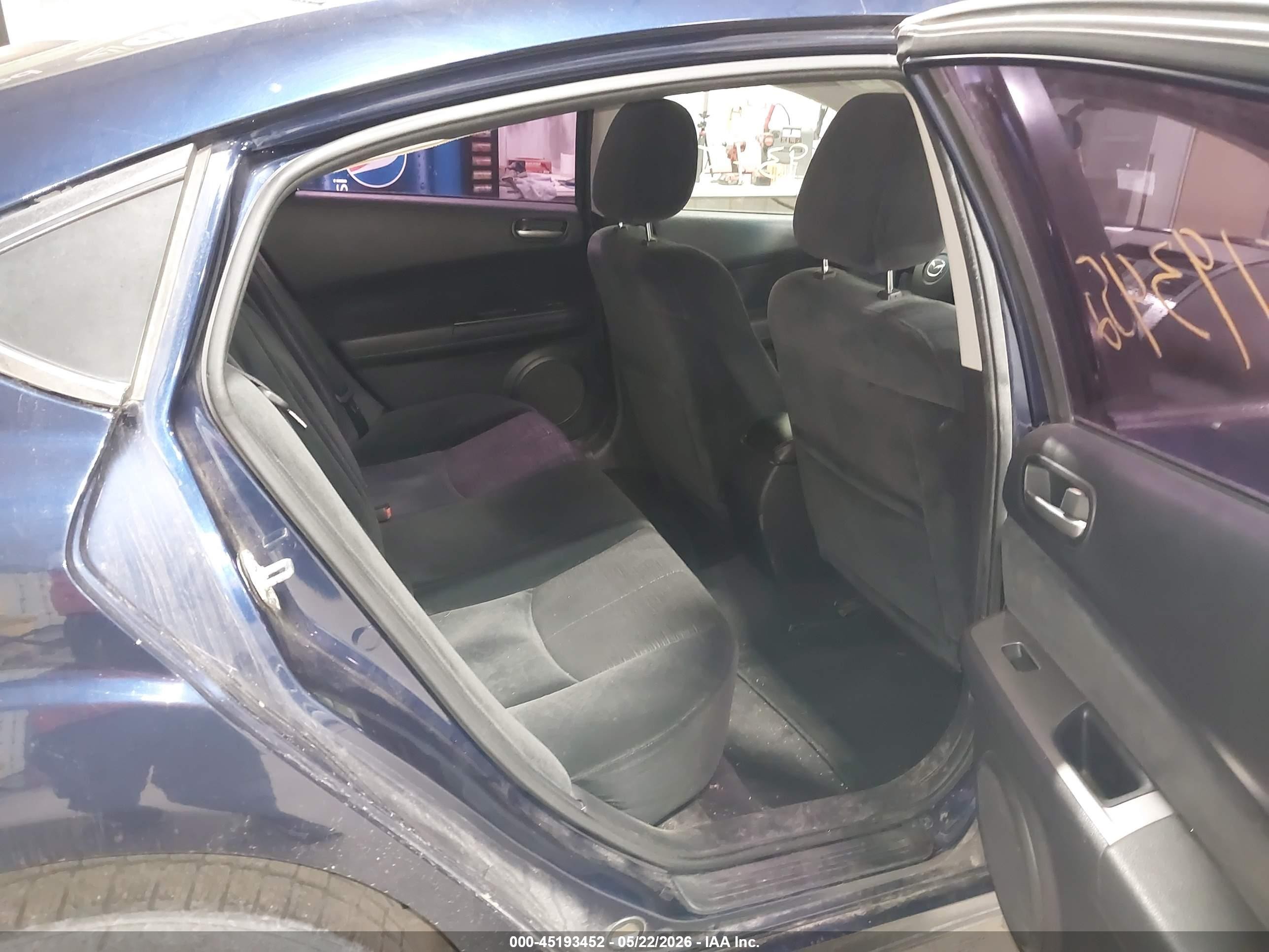 2009 Mazda Mazda6 S Sport Blue vin: 1YVHP81B395M52175