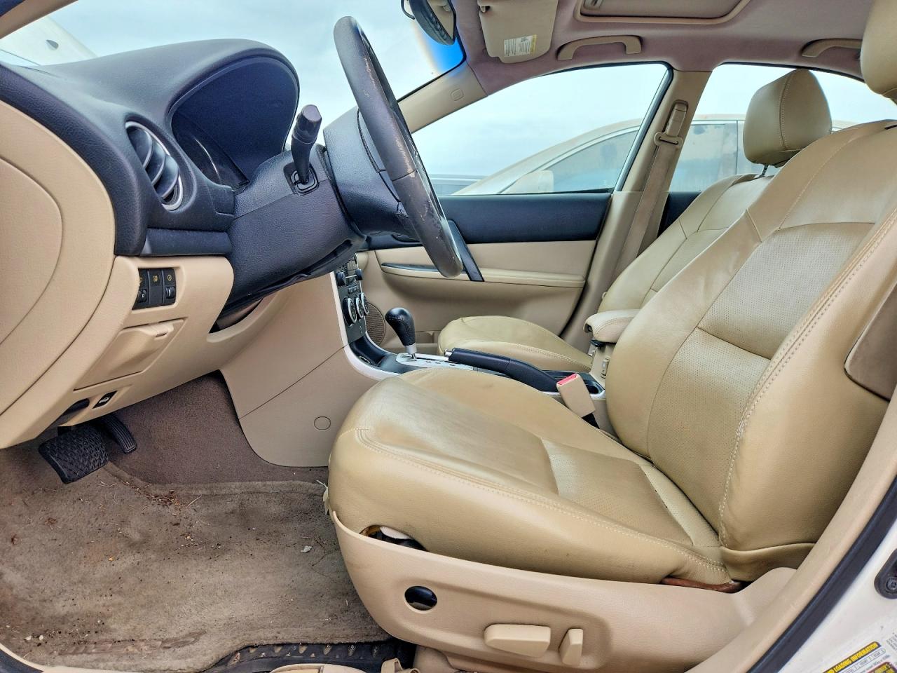 2007 Mazda 6 S White vin: 1YVHP81D375M41711