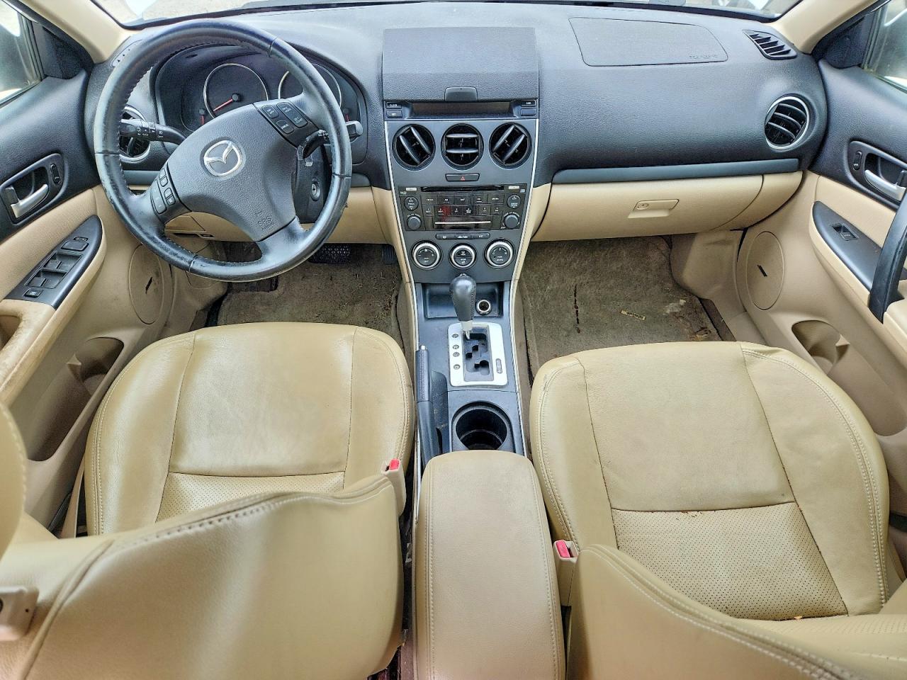 2007 Mazda 6 S White vin: 1YVHP81D375M41711