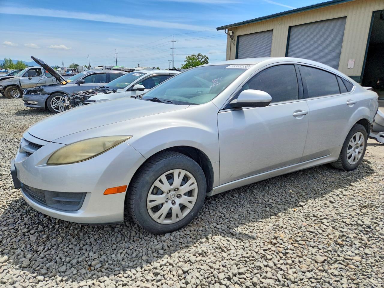 2009 Mazda 6 I Silver vin: 1YVHP81H095M50436