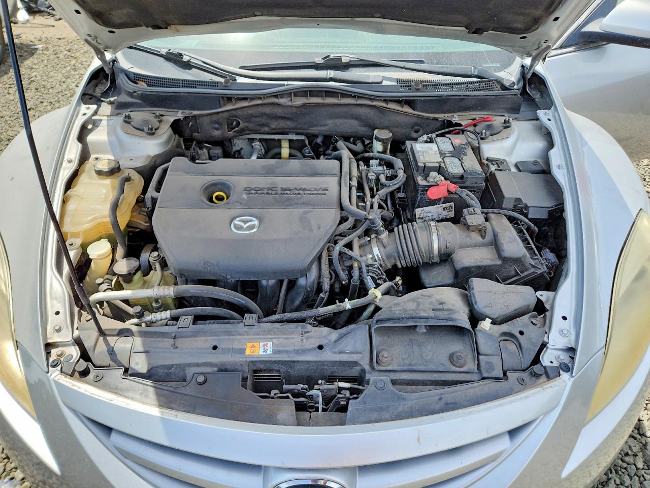 2009 Mazda 6 I Silver vin: 1YVHP81H095M50436
