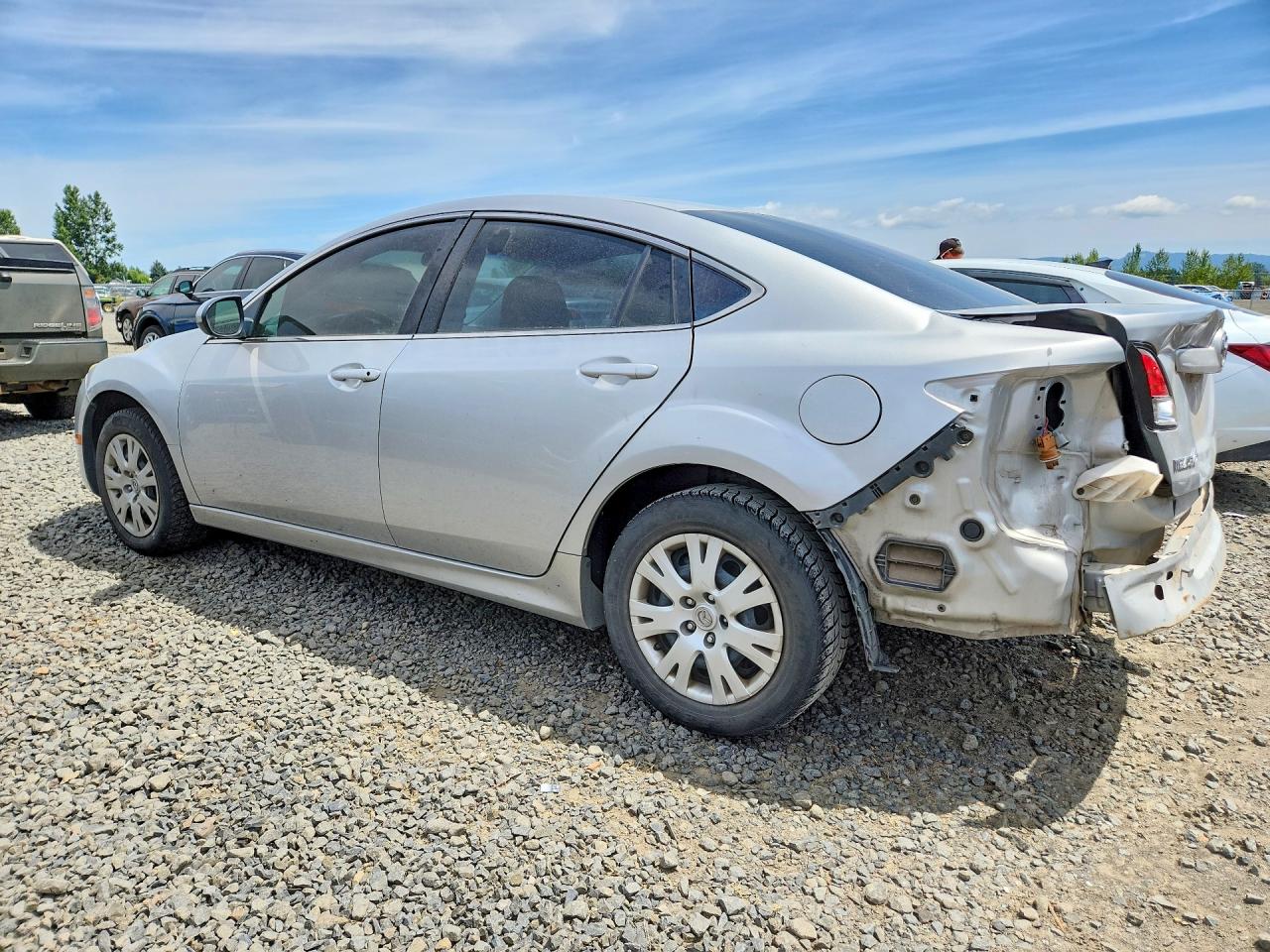 2009 Mazda 6 I Silver vin: 1YVHP81H095M50436