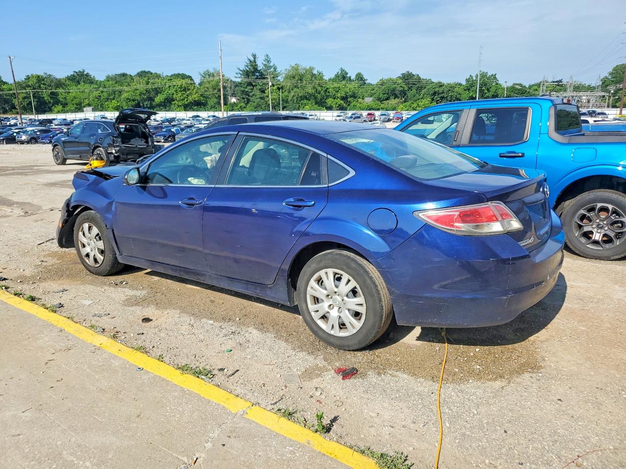 2009 Mazda 6 I Синий vin: 1YVHP81H595M50691