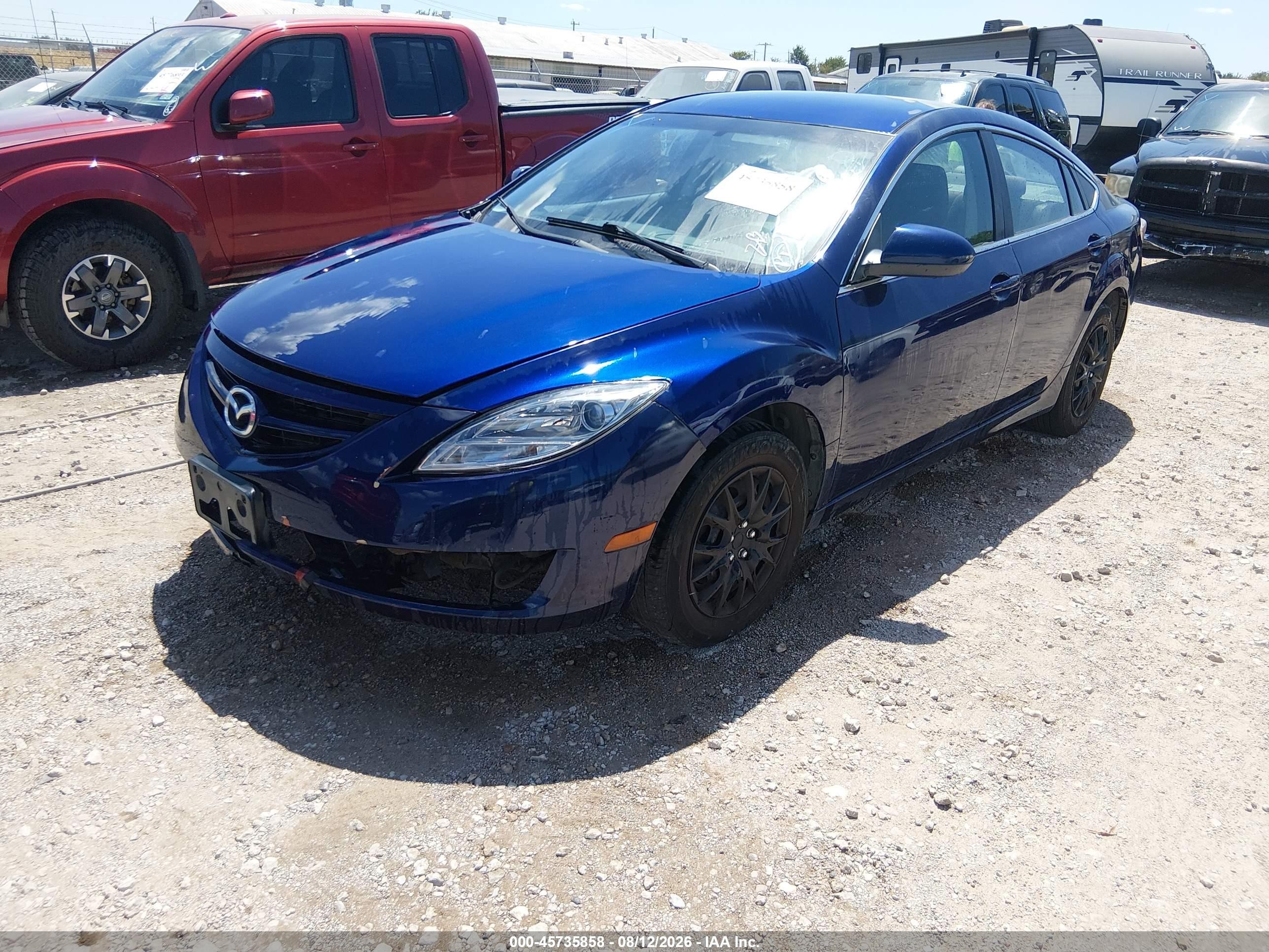 2009 Mazda Mazda6 I Sport Blue vin: 1YVHP81H995M50693