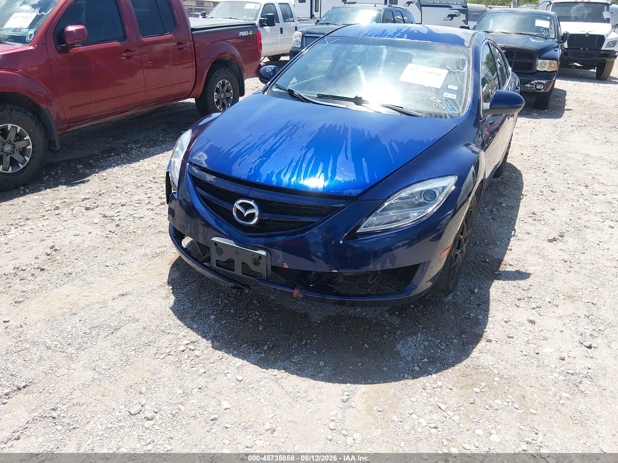 2009 Mazda Mazda6 I Sport Blue vin: 1YVHP81H995M50693