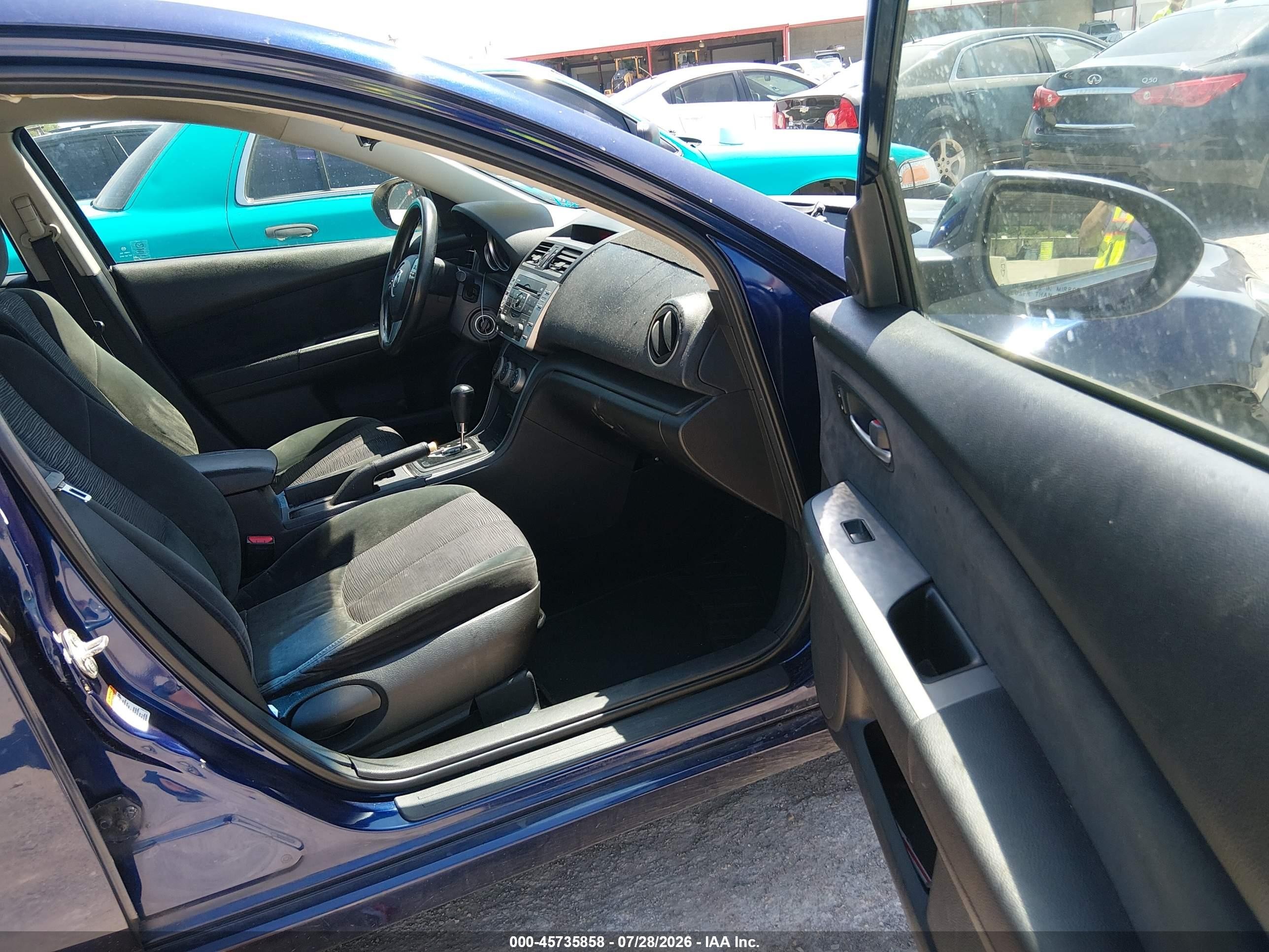 2009 Mazda Mazda6 I Sport Blue vin: 1YVHP81H995M50693
