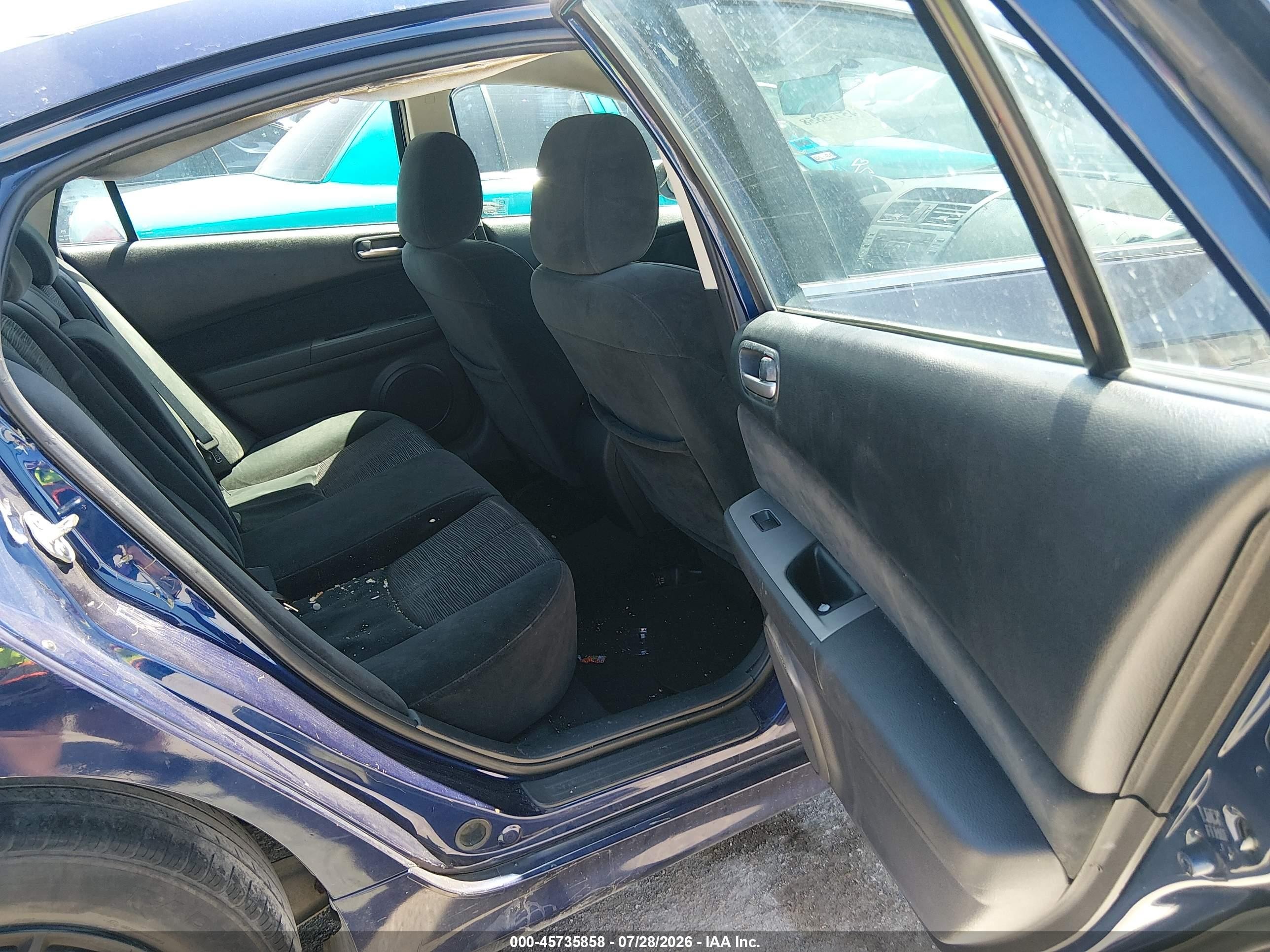 2009 Mazda Mazda6 I Sport Blue vin: 1YVHP81H995M50693