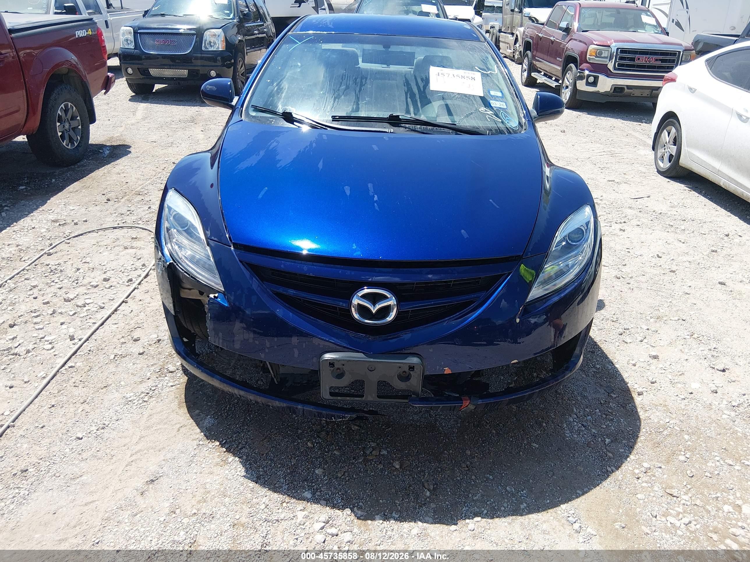 2009 Mazda Mazda6 I Sport Blue vin: 1YVHP81H995M50693