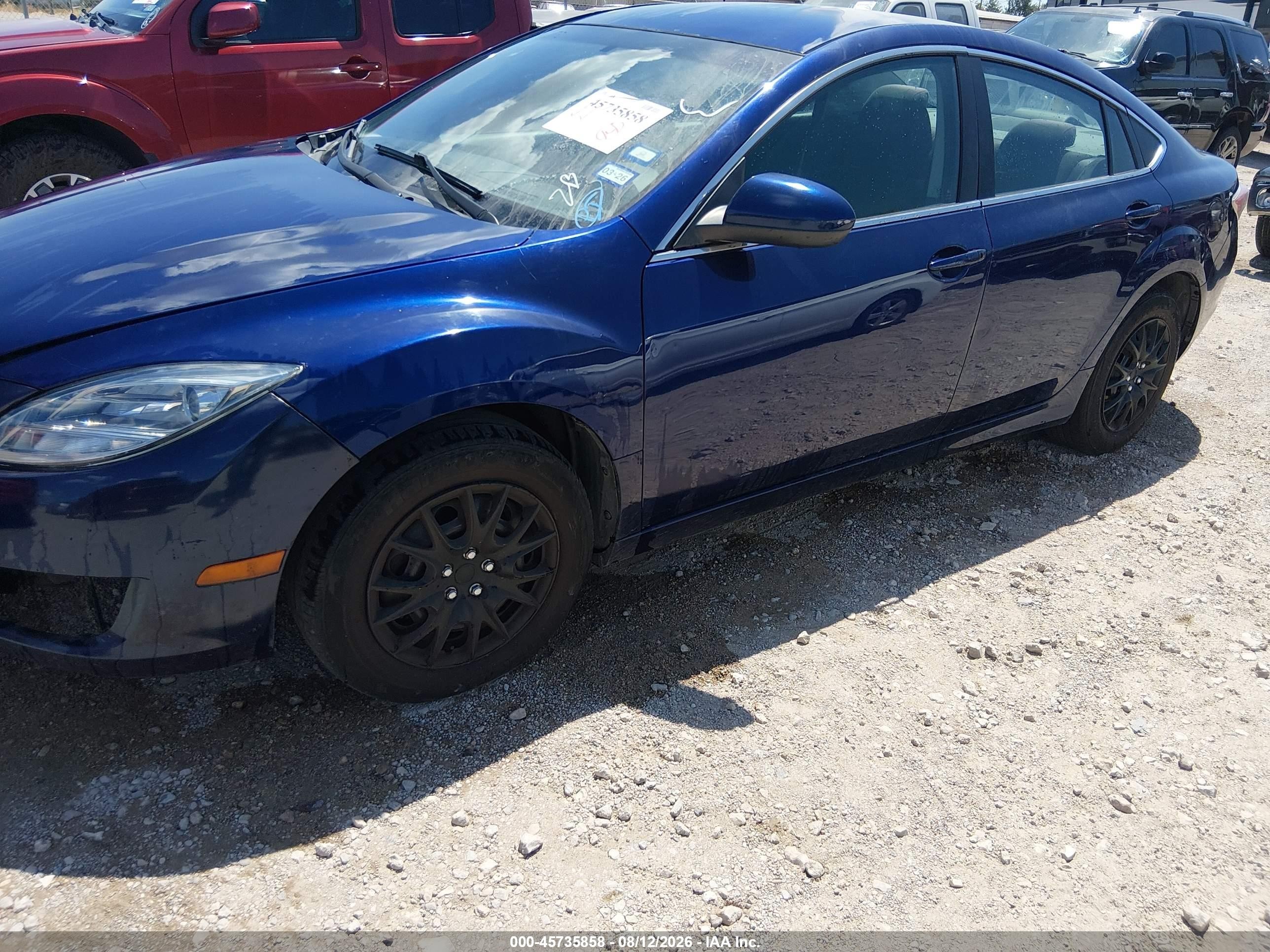 2009 Mazda Mazda6 I Sport Blue vin: 1YVHP81H995M50693