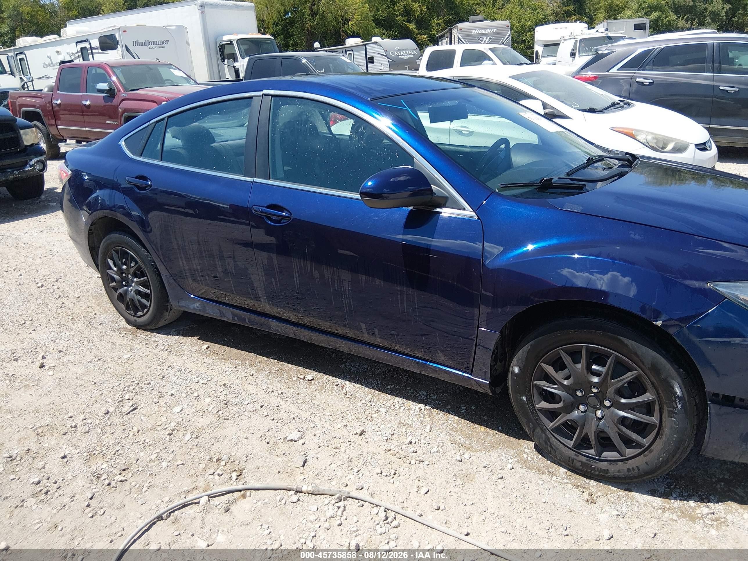 2009 Mazda Mazda6 I Sport Blue vin: 1YVHP81H995M50693
