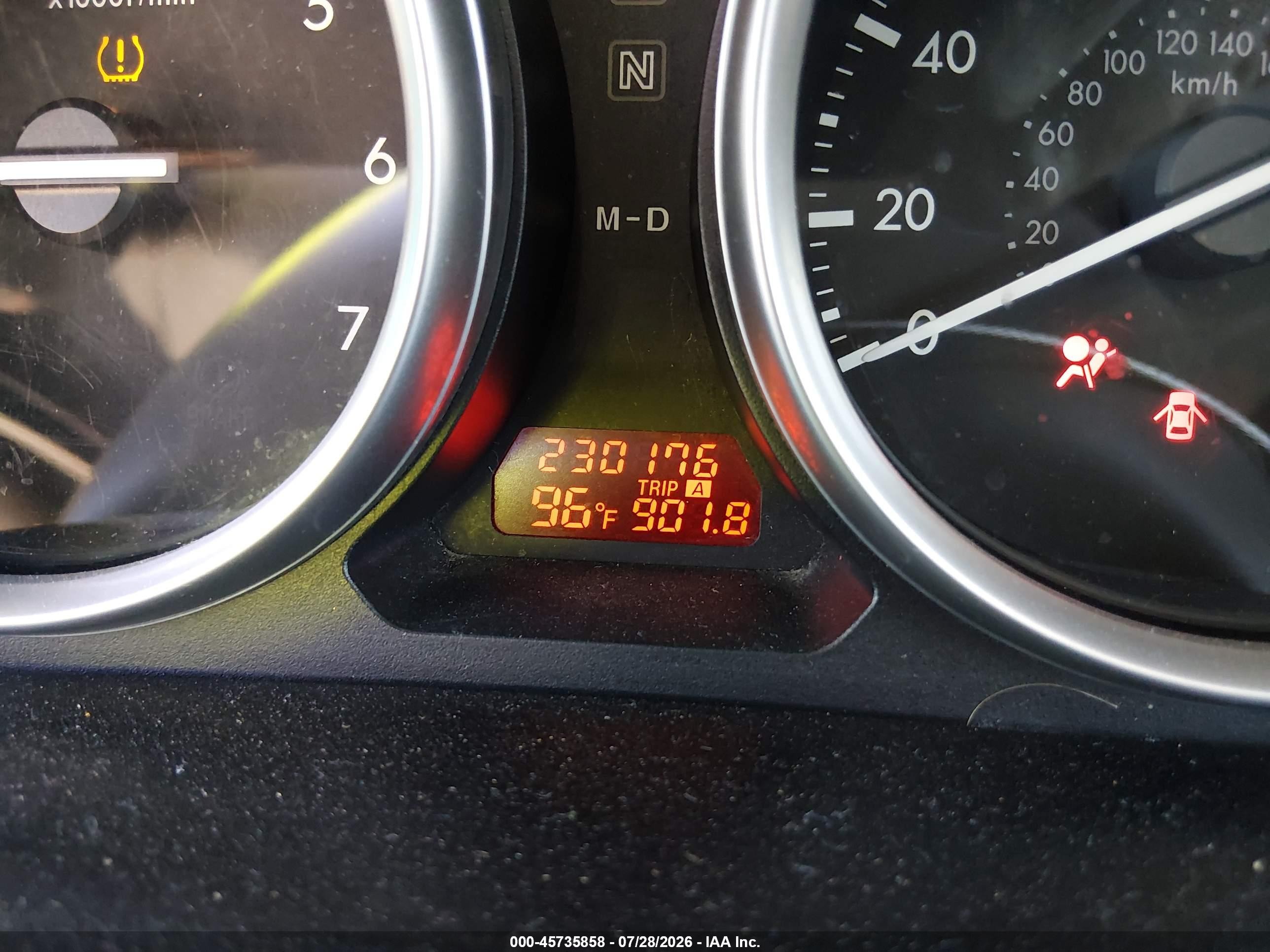2009 Mazda Mazda6 I Sport Blue vin: 1YVHP81H995M50693