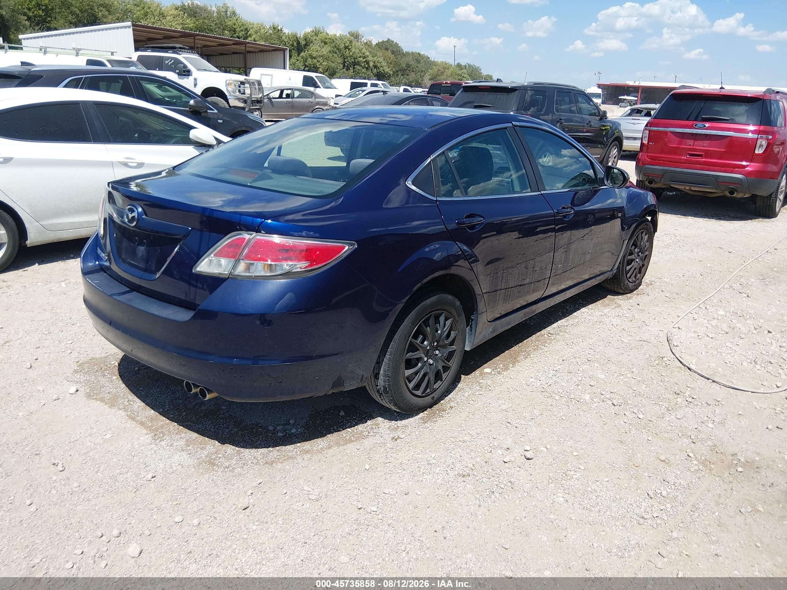 2009 Mazda Mazda6 I Sport Blue vin: 1YVHP81H995M50693