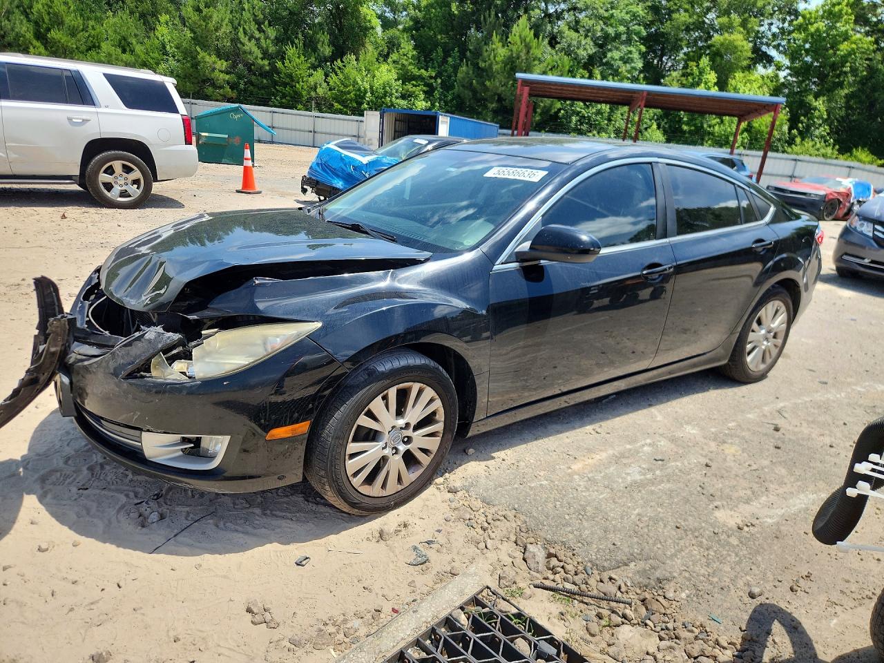2009 Mazda 6 I Black vin: 1YVHP82A095M19205