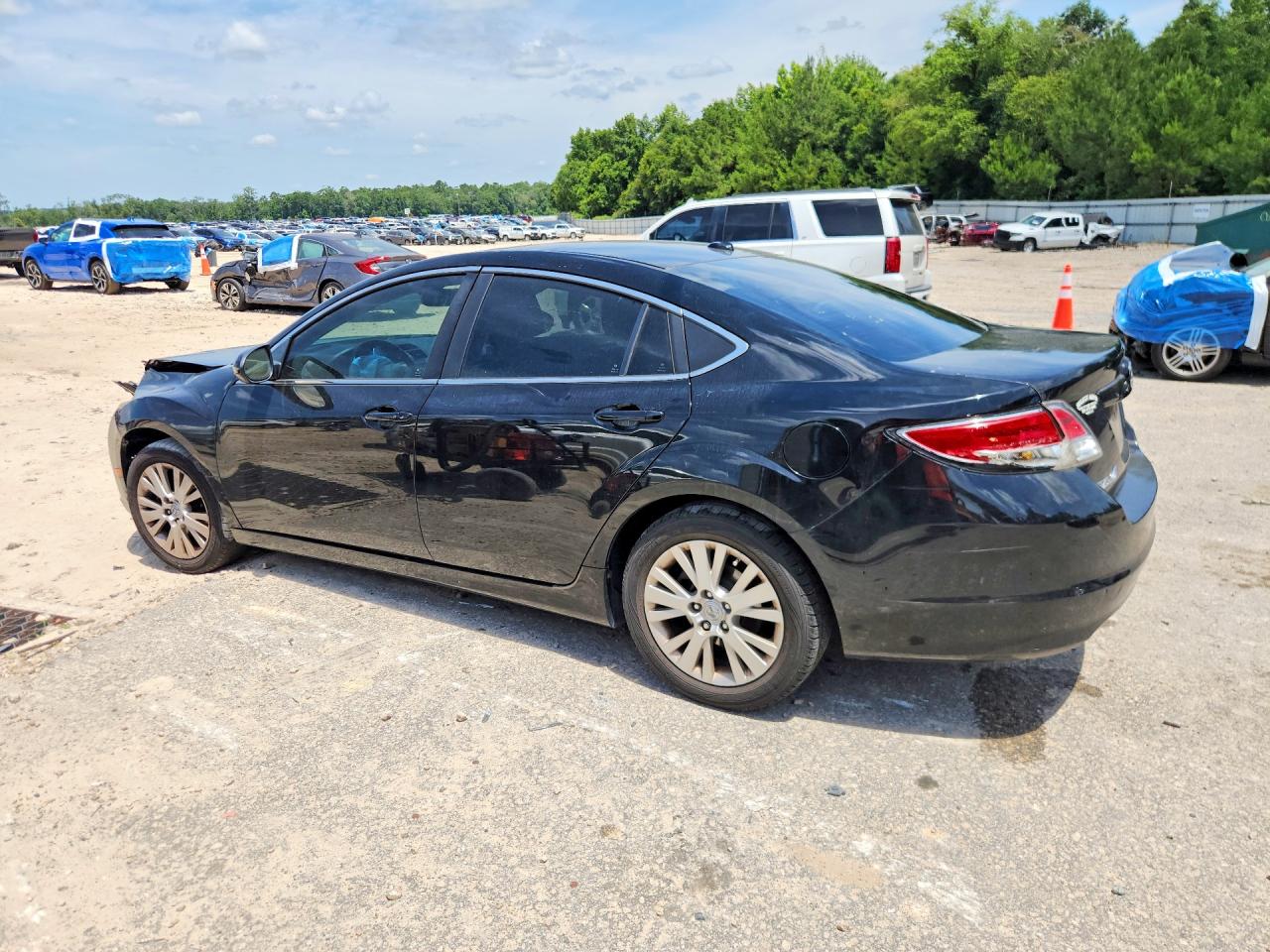 2009 Mazda 6 I Black vin: 1YVHP82A095M19205
