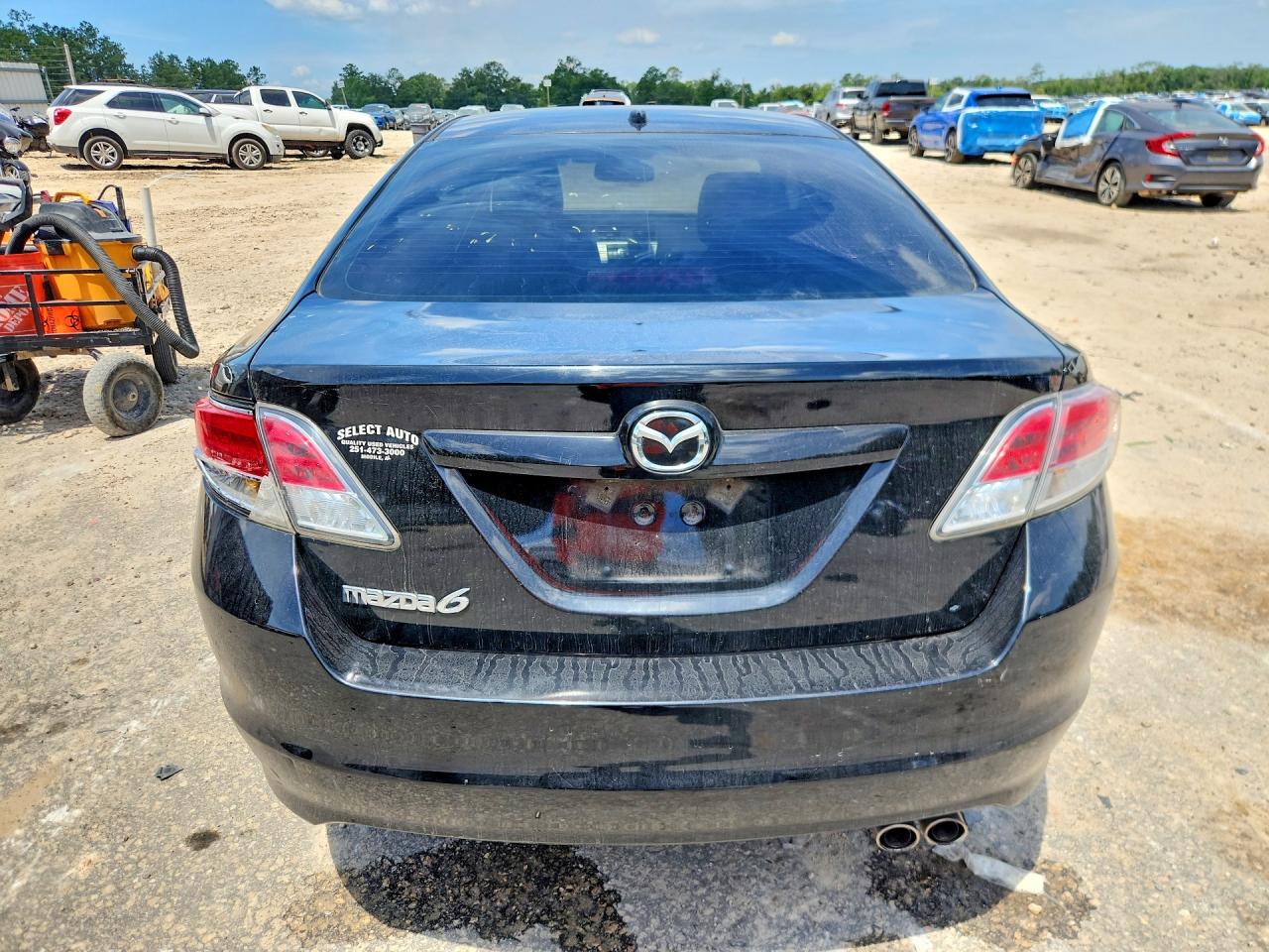 2009 Mazda 6 I Black vin: 1YVHP82A095M19205