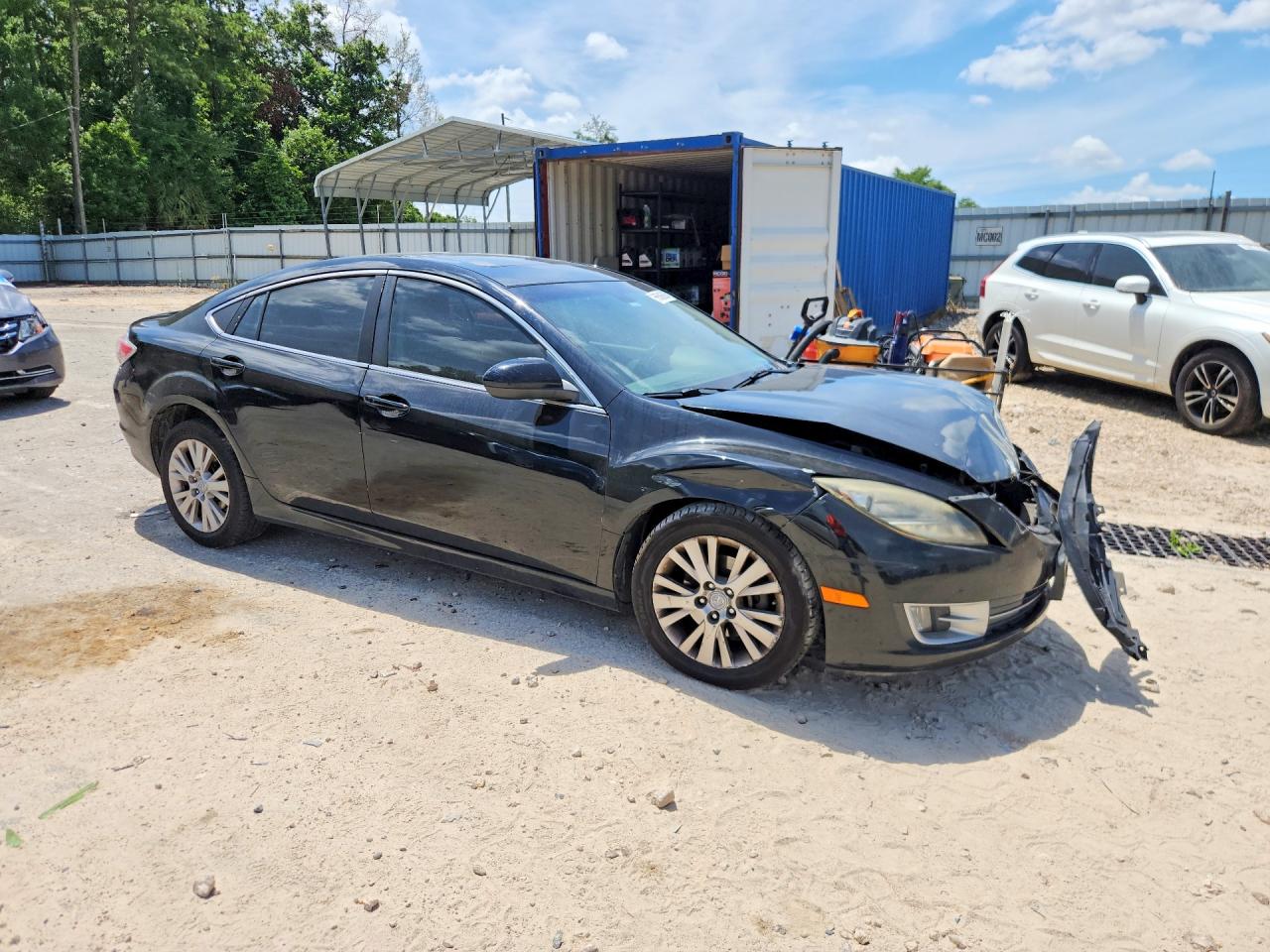 2009 Mazda 6 I Black vin: 1YVHP82A095M19205