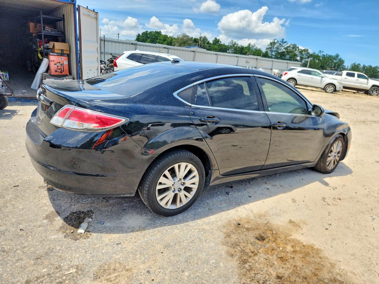 2009 Mazda 6 I Black vin: 1YVHP82A095M19205