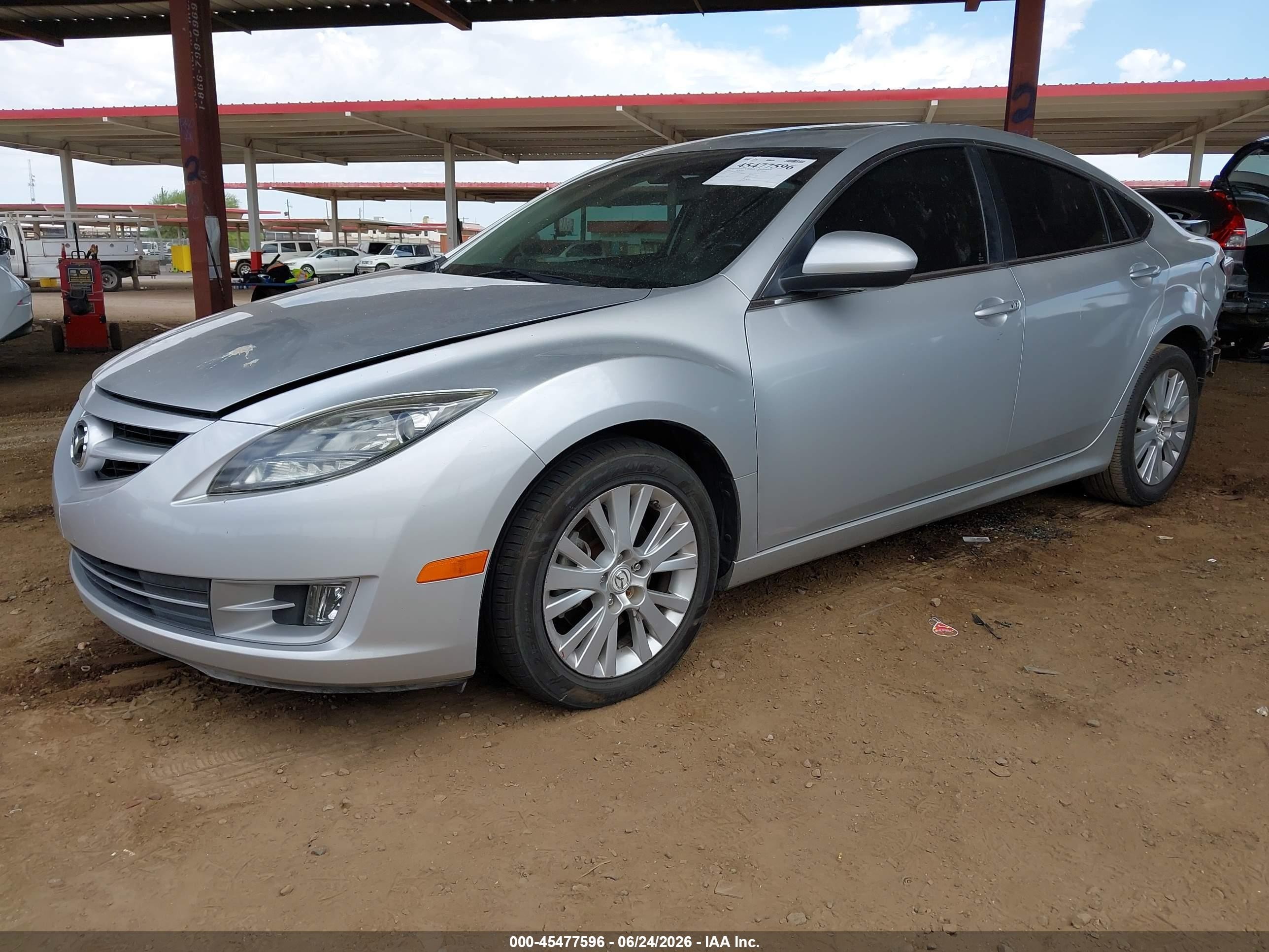 2009 Mazda Mazda6 I Grand Touring Silver vin: 1YVHP82A195M06902