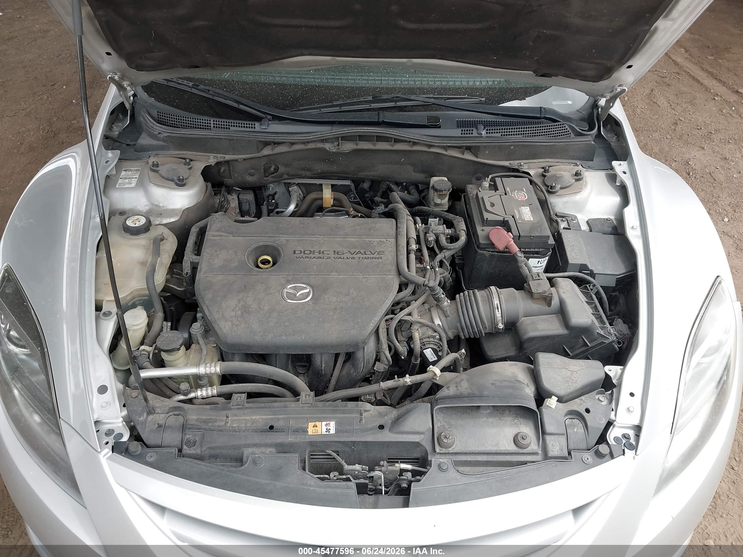 2009 Mazda Mazda6 I Grand Touring Silver vin: 1YVHP82A195M06902